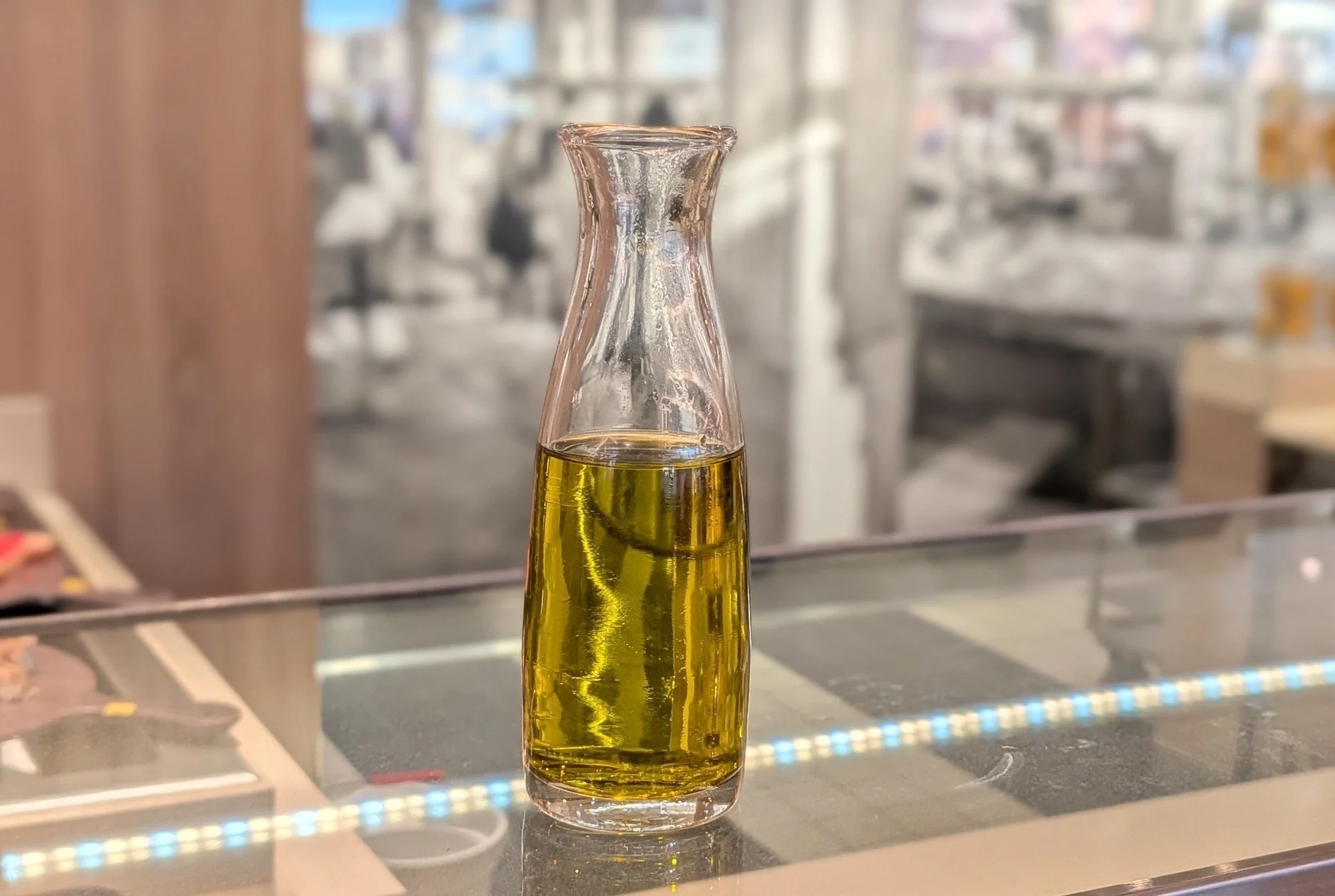 Carafe of olive oil
