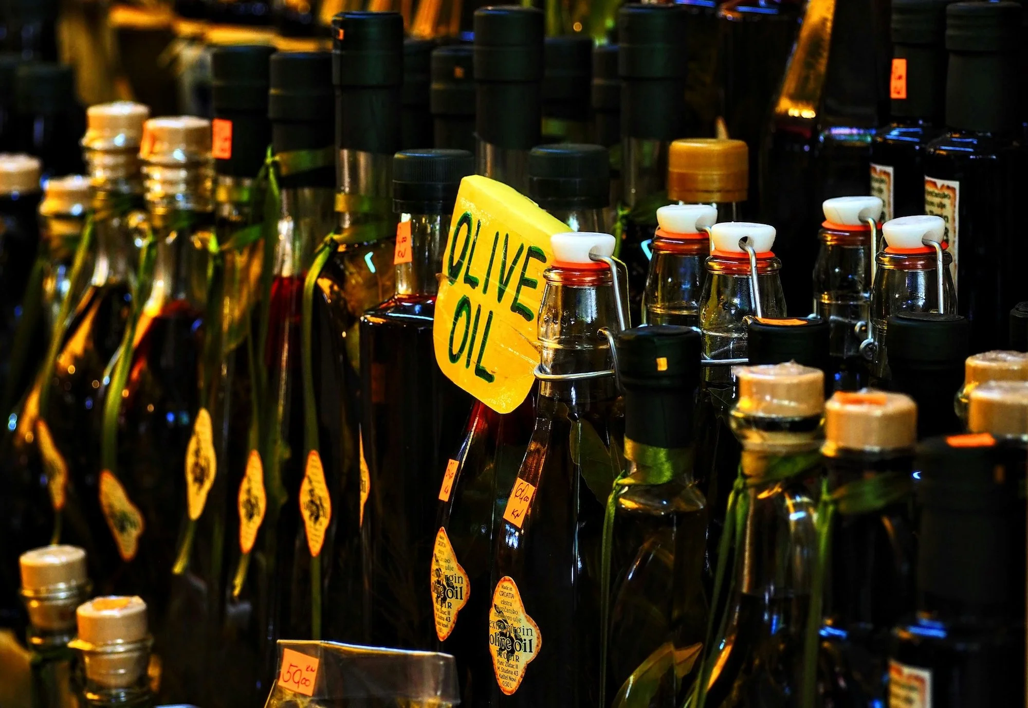 Quality extra-virgin olive oil