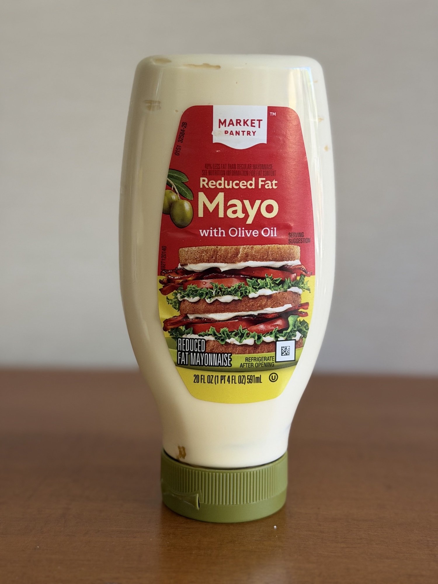 Target Market Pantry’s lower-fat mayonnaise with olive oil