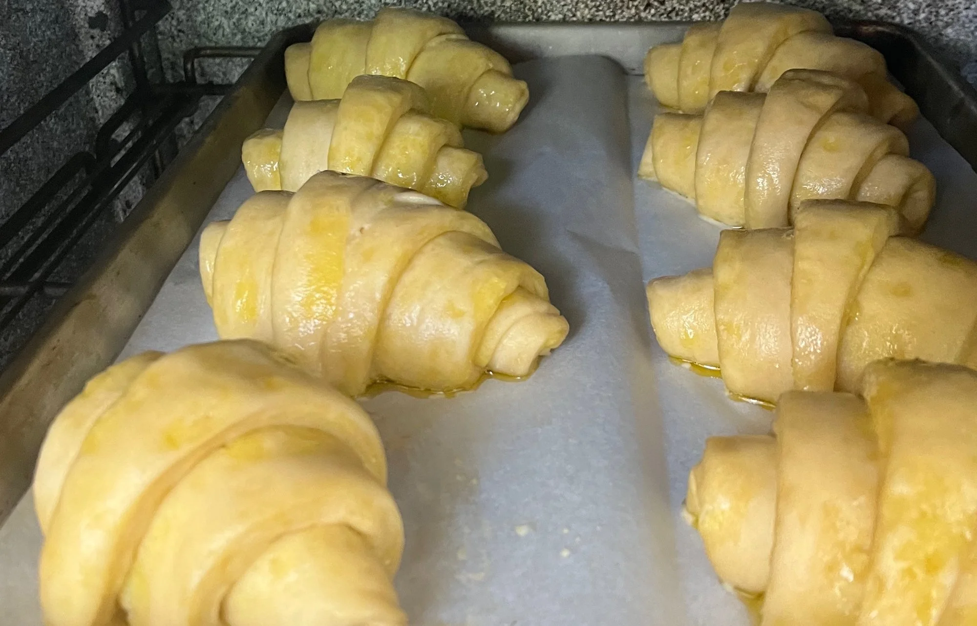 Baking Olive Oil Croissants