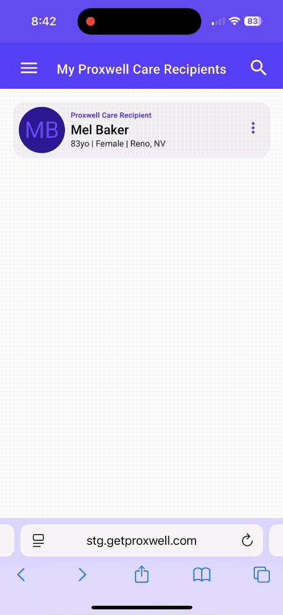 Animated GIF of the notifications view and configuration settings.