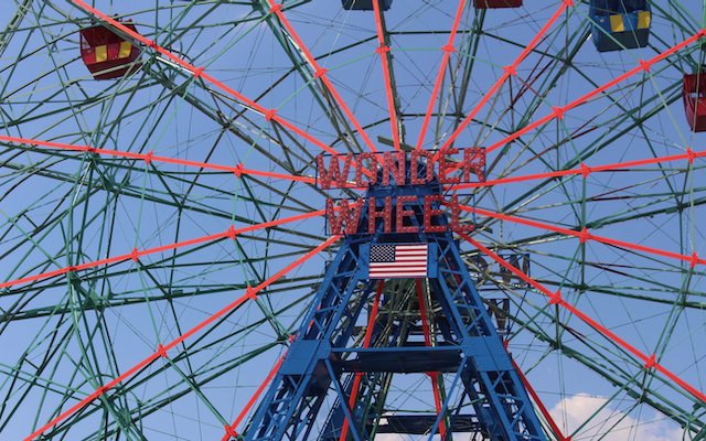 have u experienced the WONDER WHEEL? (2016) - digital photograph; Canon EOS REBEL T5i