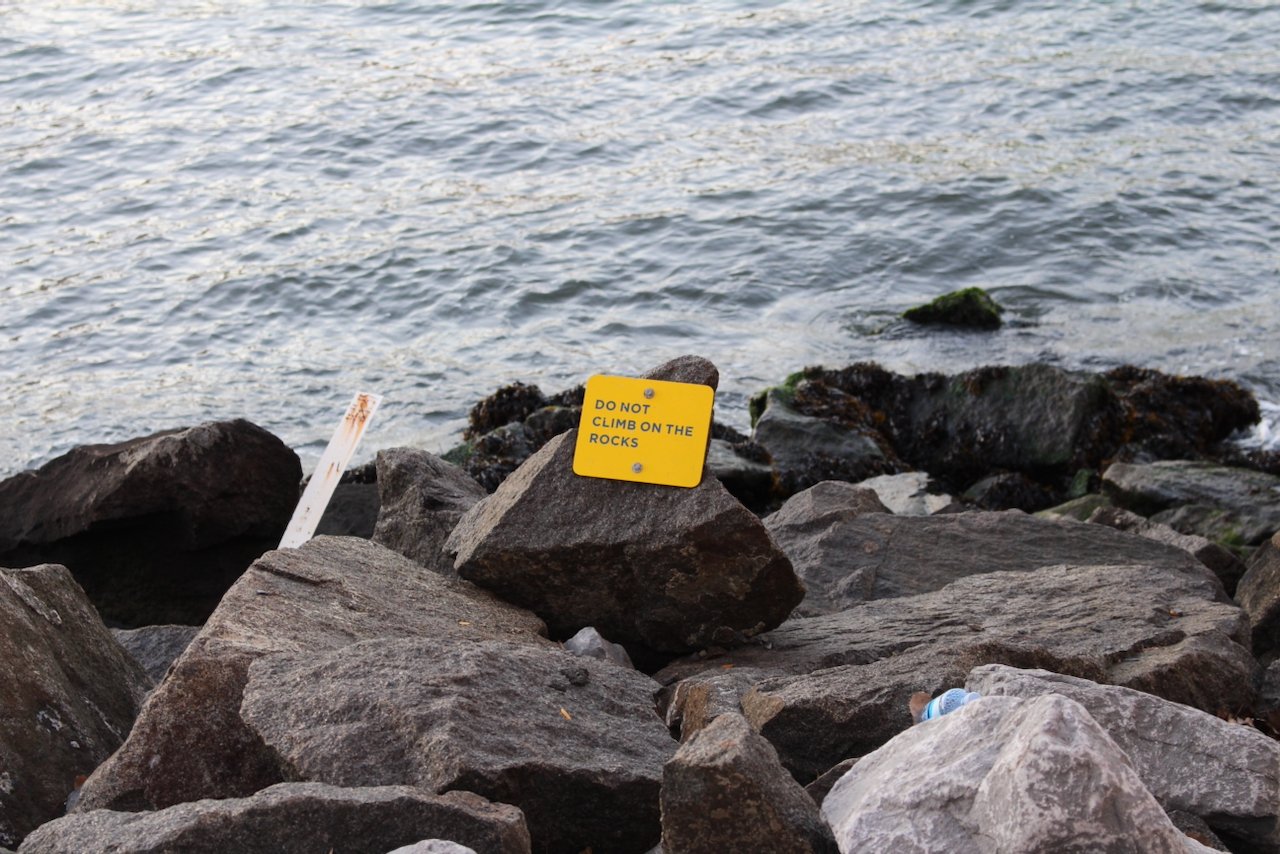 DO NOT CLIMB THE ROCKS (2015) - digital photograph; Canon EOS REBEL T5i