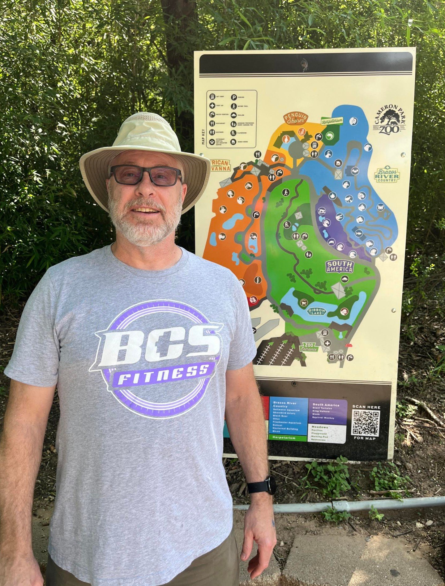 Look who repped their BCS Fitness tee at the Waco Zoo and Mammoth National Monument! 🦍⛰️

Shoutout to our Central client Chris M, who&rsquo;s putting in the work and putting it to good use! After consistent training with us for over 3 years, Chris h