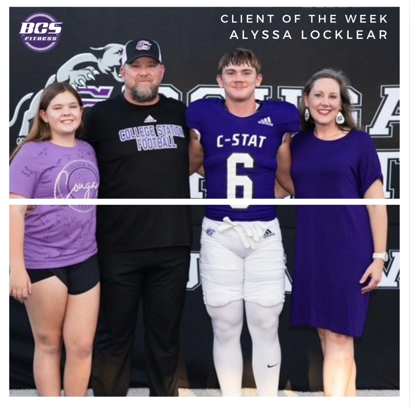 Client of the Week: Alyssa Locklear! 

This week, we are celebrating Alyssa Locklear, who is marking 3 years at BCS Fitness! 

Alyssa has had an incredible 2024 and 2025, and her journey is one we frequently reference with both new and existing clien
