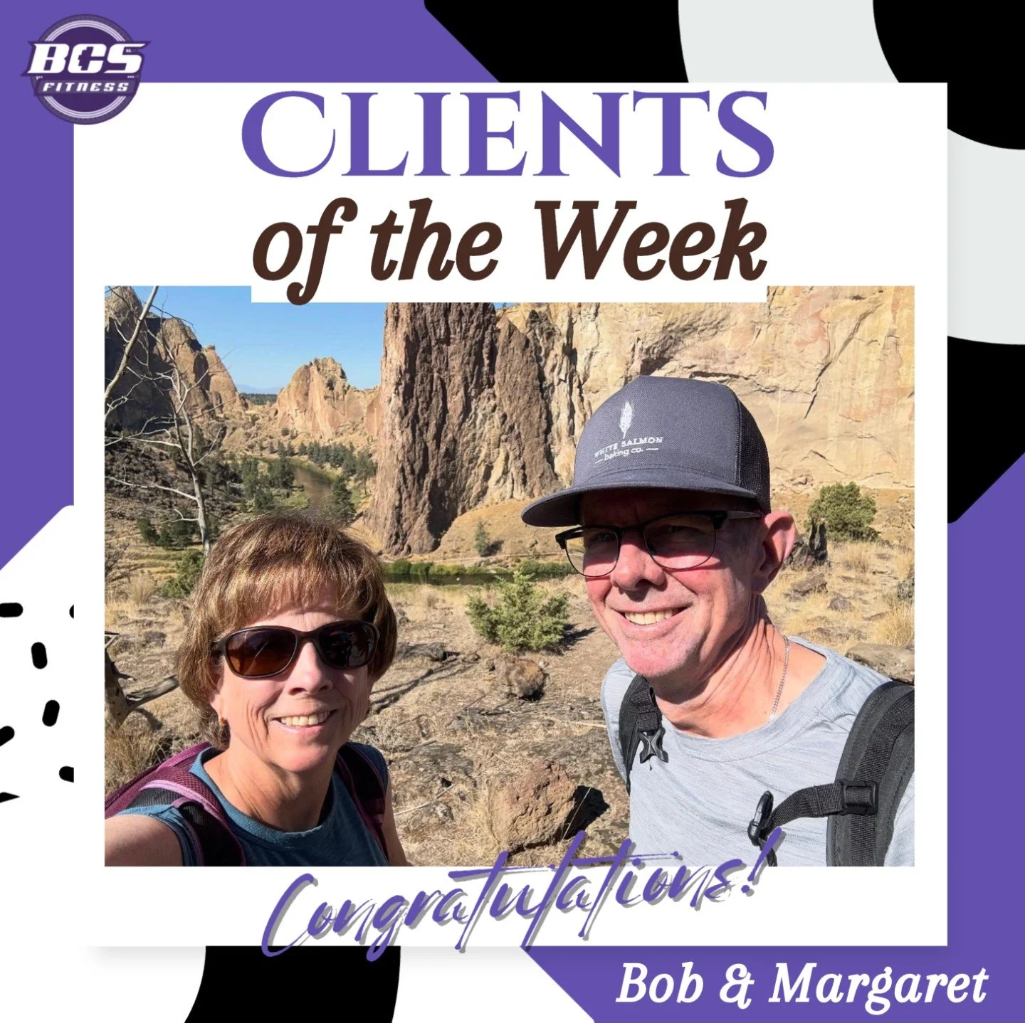 This week we&rsquo;re celebrating Margaret and Bob as our Clients of the Week, and this one is extra special for us.

Margaret is celebrating 13 years at BCS Fitness and Bob is right behind her with 12 years. That level of consistency over more than 