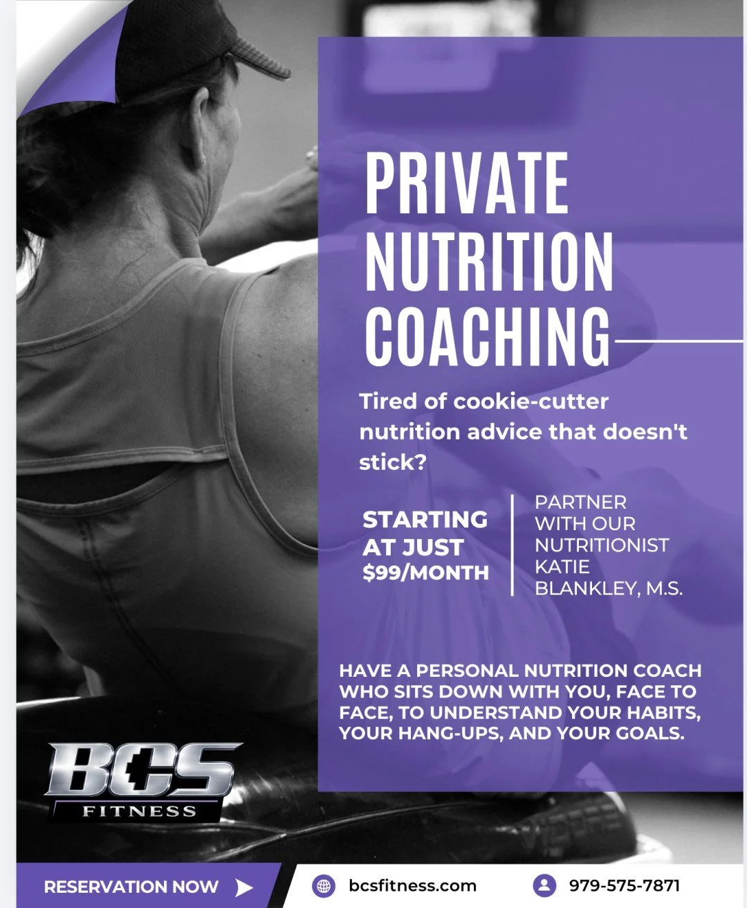 Tired of cookie-cutter nutrition advice that doesn't stick?

Meet Katie...your personal nutrition coach who sits down with you, face to face, to understand YOUR habits, YOUR hang-ups, and YOUR goals.

No generic meal plans. No impersonal Zoom calls. 