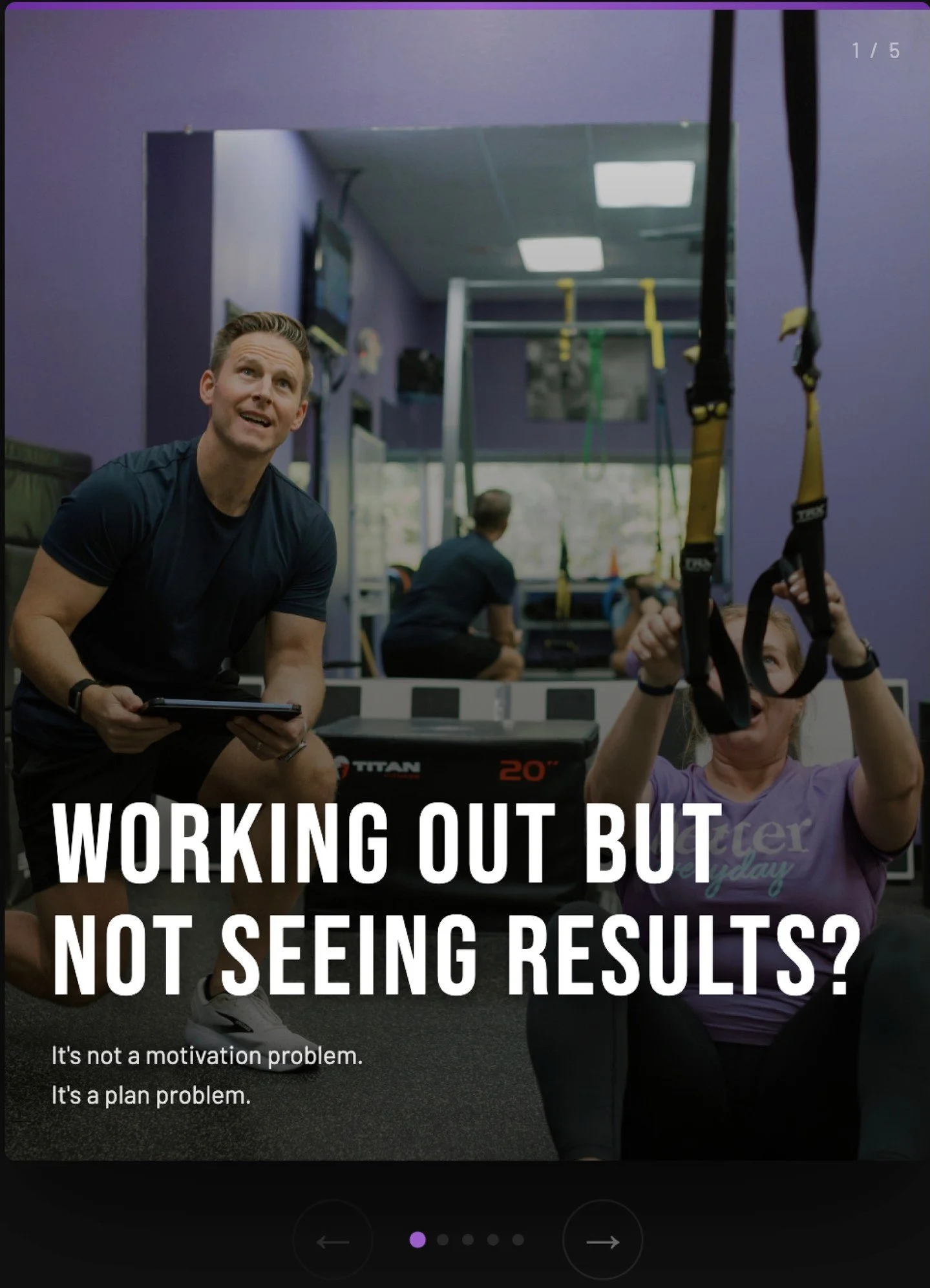 Are you working out but not actually seeing results? 👇

It's not a lack of effort ...it's a lack of the right system.
At BCS Fitness we build a program around YOU. Your goals, your schedule, your body. With a personal trainer in your corner every si