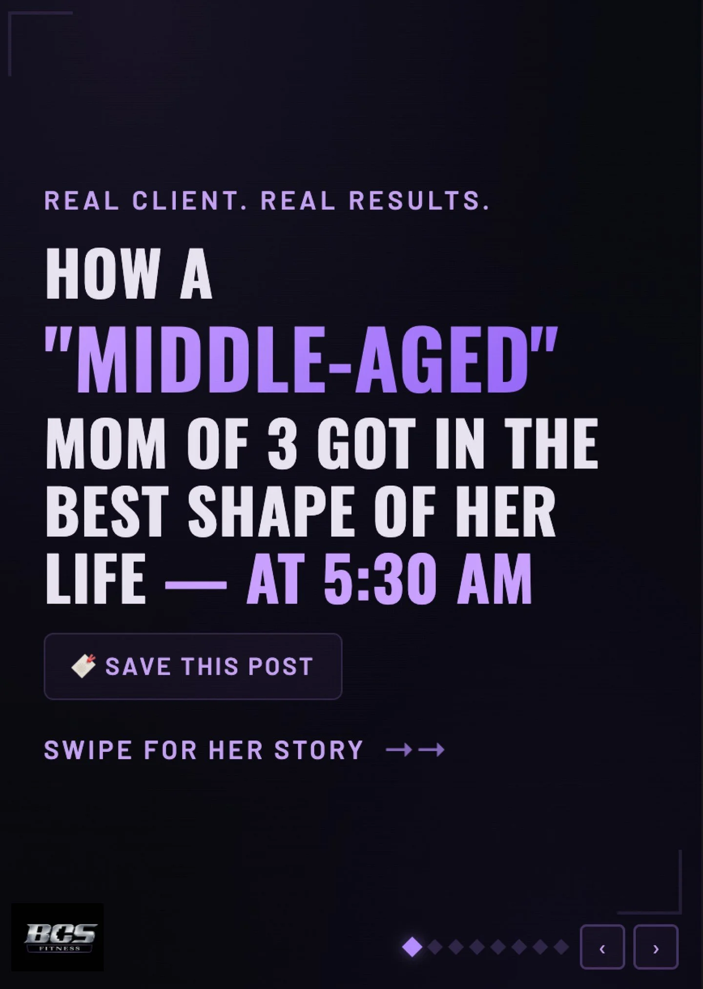 She hadn't worked out in years.
Not "a few months off." Years.

Jennifer's a busy mom of three. Middle-aged (her word, not mine). She walked in to our Central Studio, sure she'd get hurt or fall behind and quit by week two.

Six weeks later