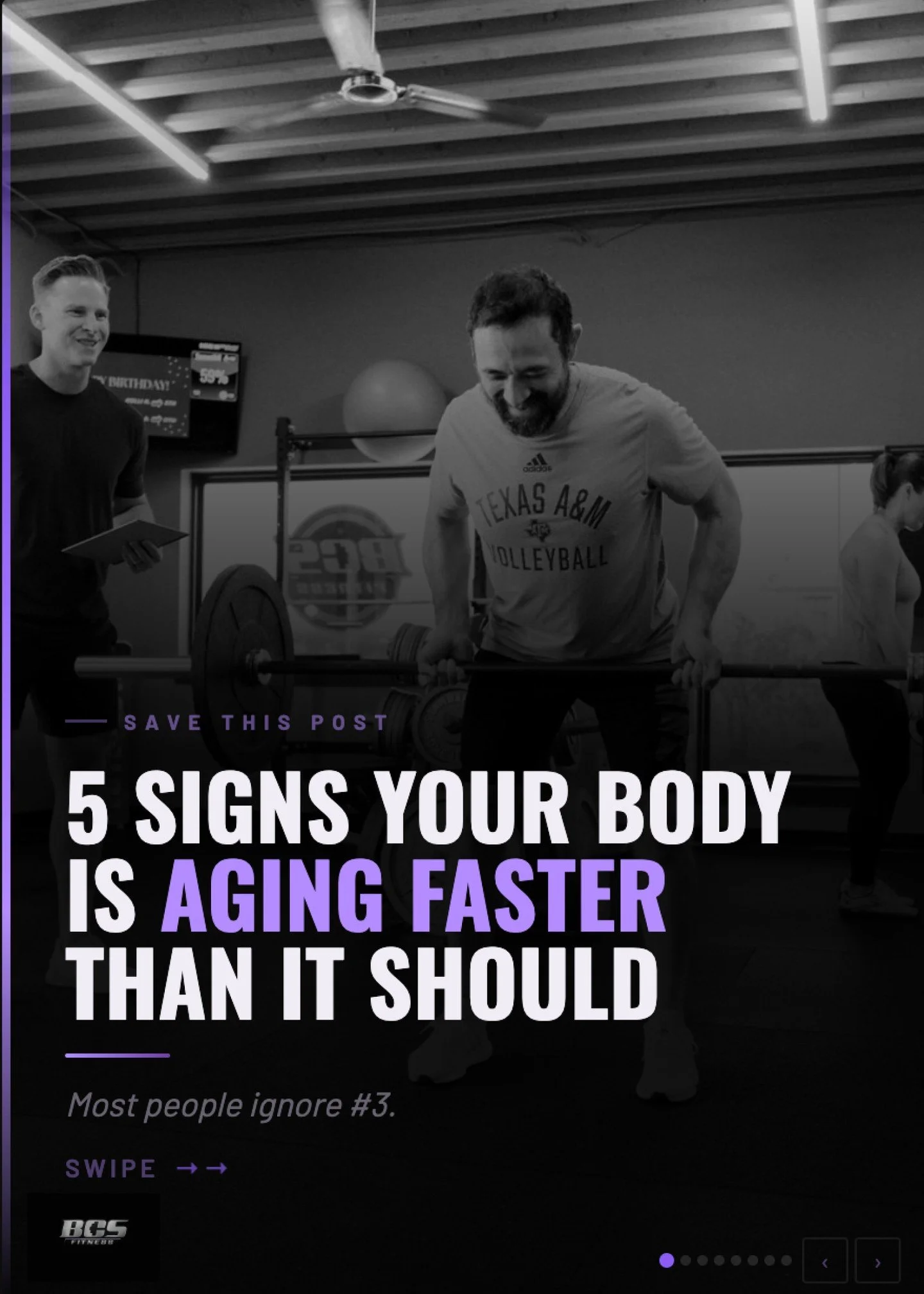 How many of these do you recognize?

5 signs your body is aging faster than it should...and most people brush them off as "just getting older."

1️⃣ You get winded doing things that used to be easy. Groceries. Stairs. Playing with your kids