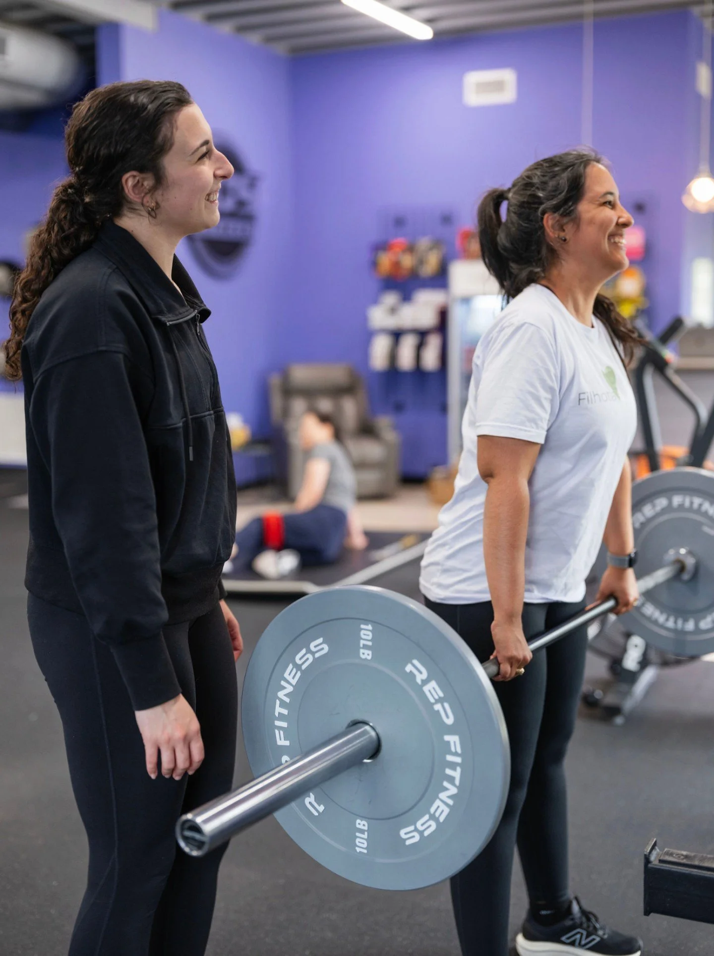 This is what training is supposed to look like.

Not grinding. Not gritting through it. Not counting the seconds 
until the workout ends.

A smile mid-lift. A coach who's there with you, not just 
barking reps. The moment your body does something it 