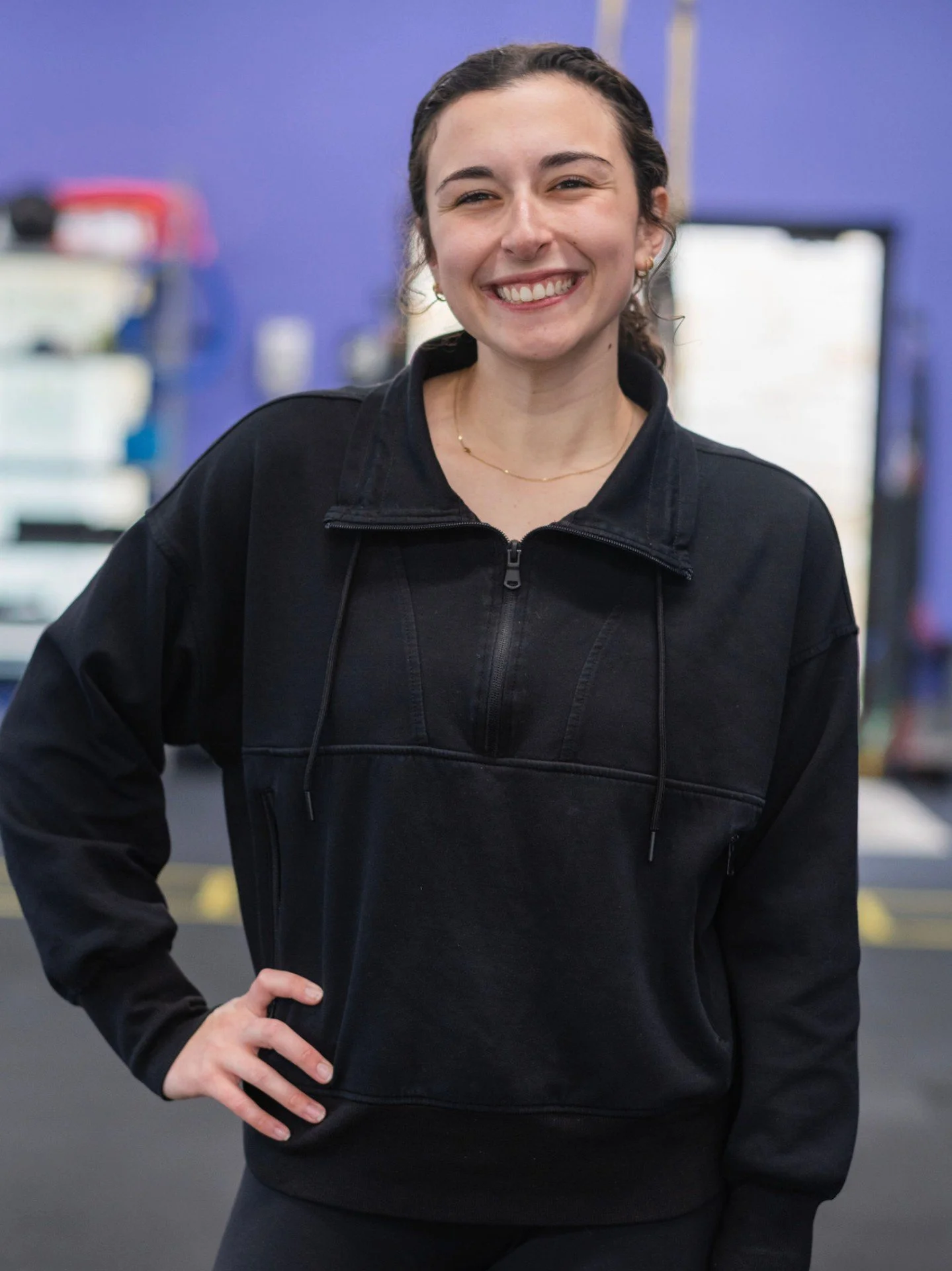 "I don't just want to be your coach. I want to be your friend."

Meet Coach Emily...your Coach of the Month at BCS Fitness for June. 💜

Emily is a Texas A&amp;M graduate. B.S. in Kinesiology with a specialty in motor behavior...the science