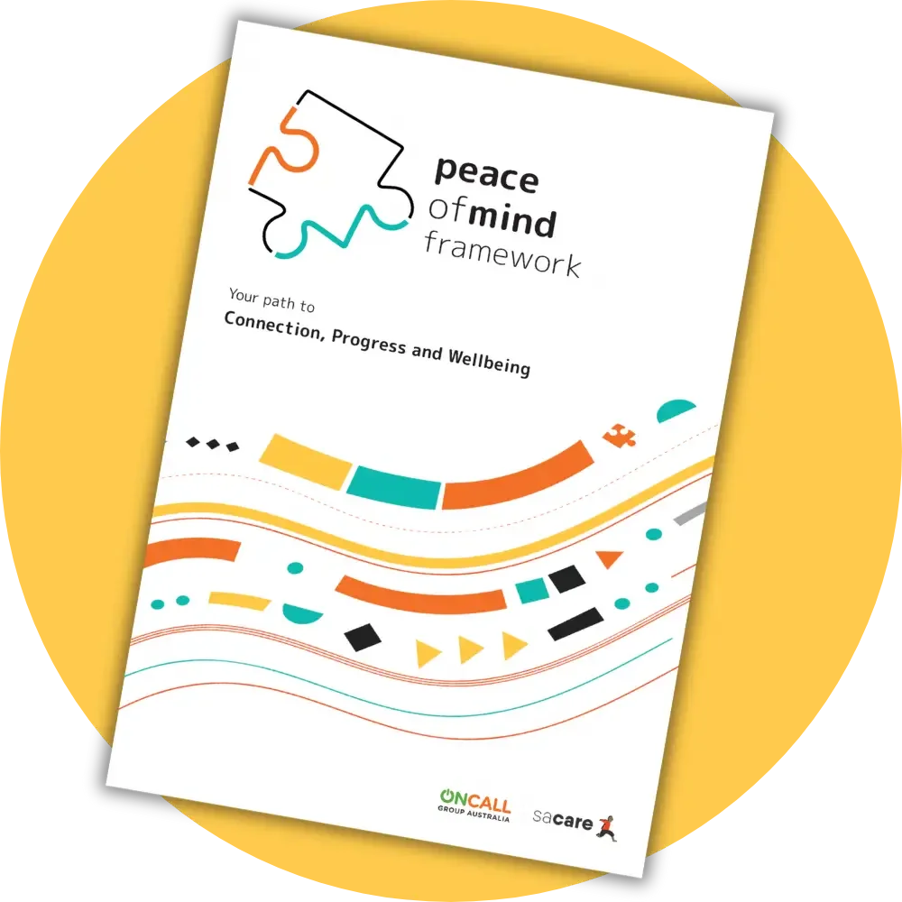 Peace of Mind framework guide for disability support and wellbeing