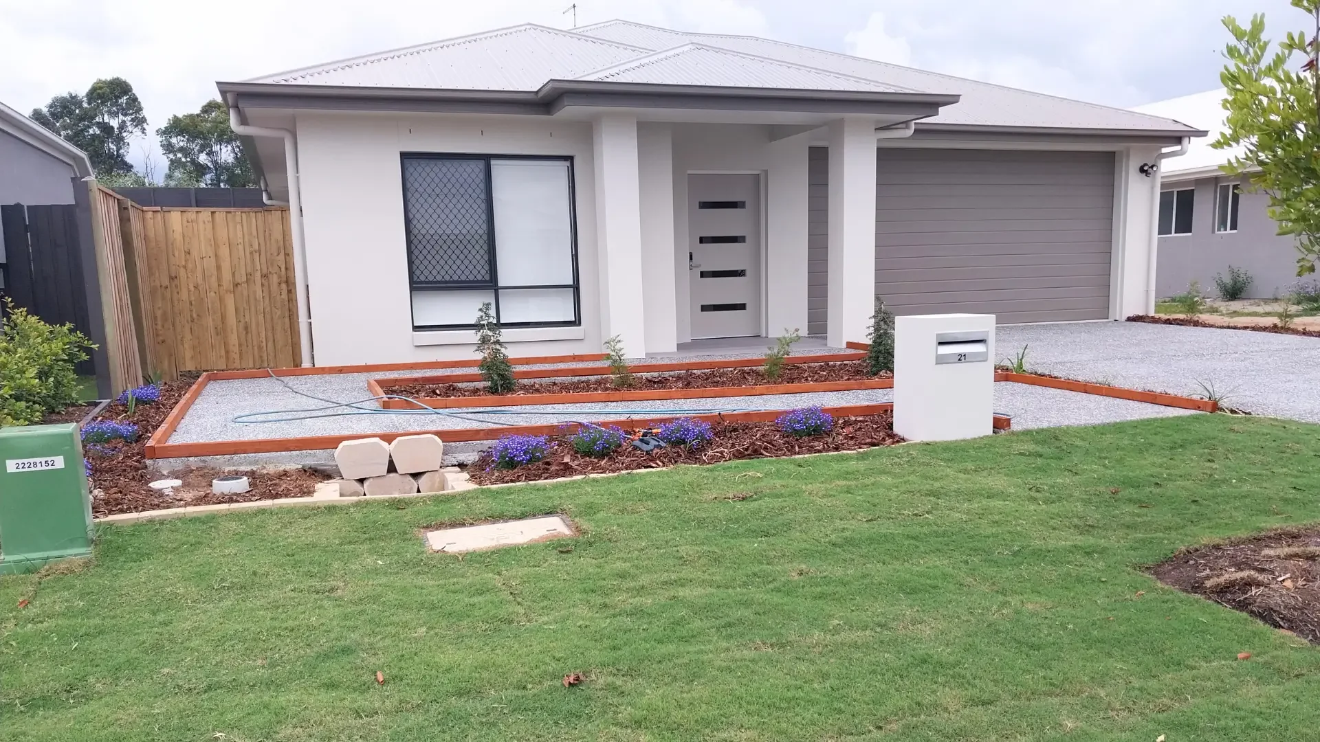 Single-storey accessible home with front garden and driveway in Caboolture