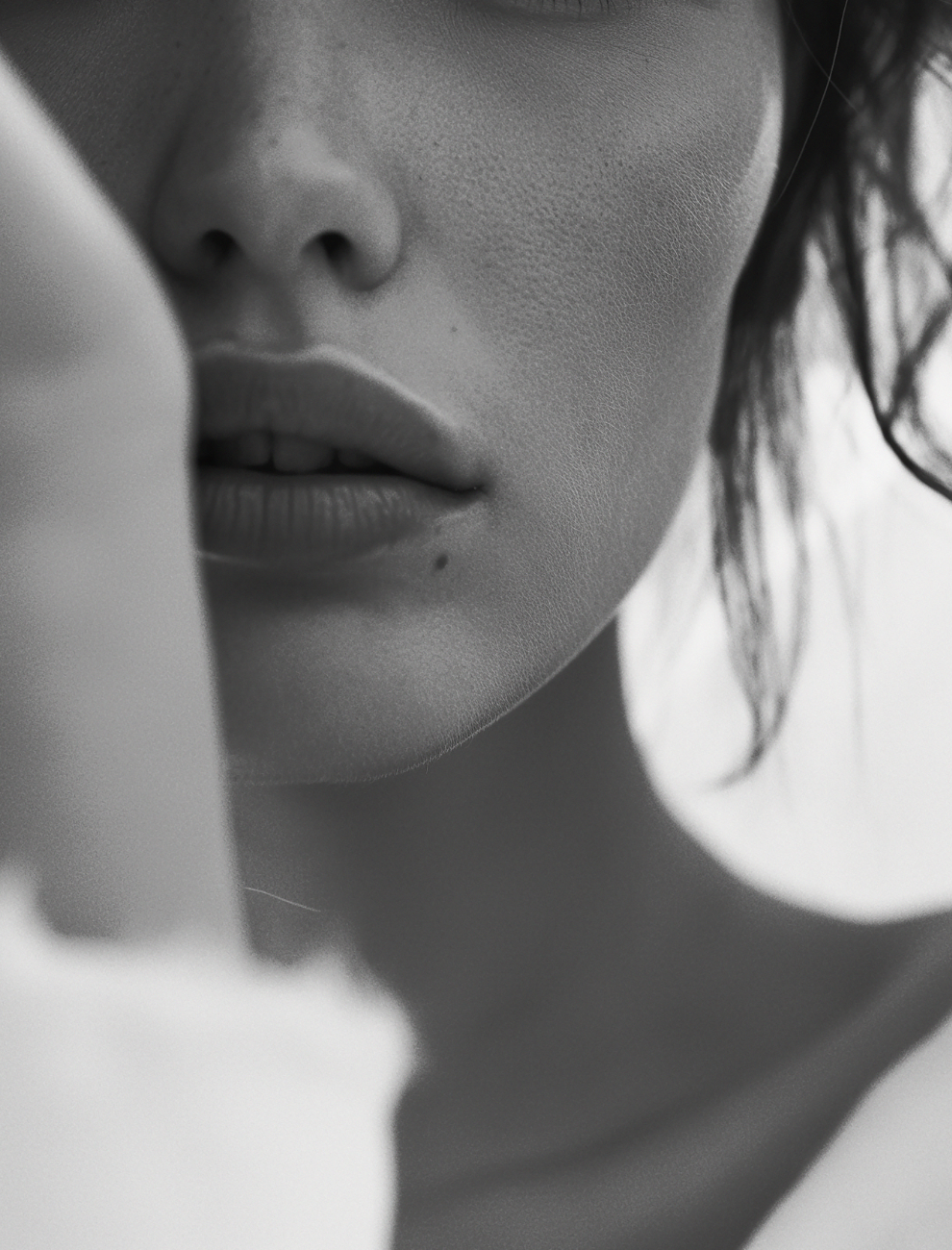 The Elwood Clinic brand photography — black and white portrait, brand identity by Sunday Noon
