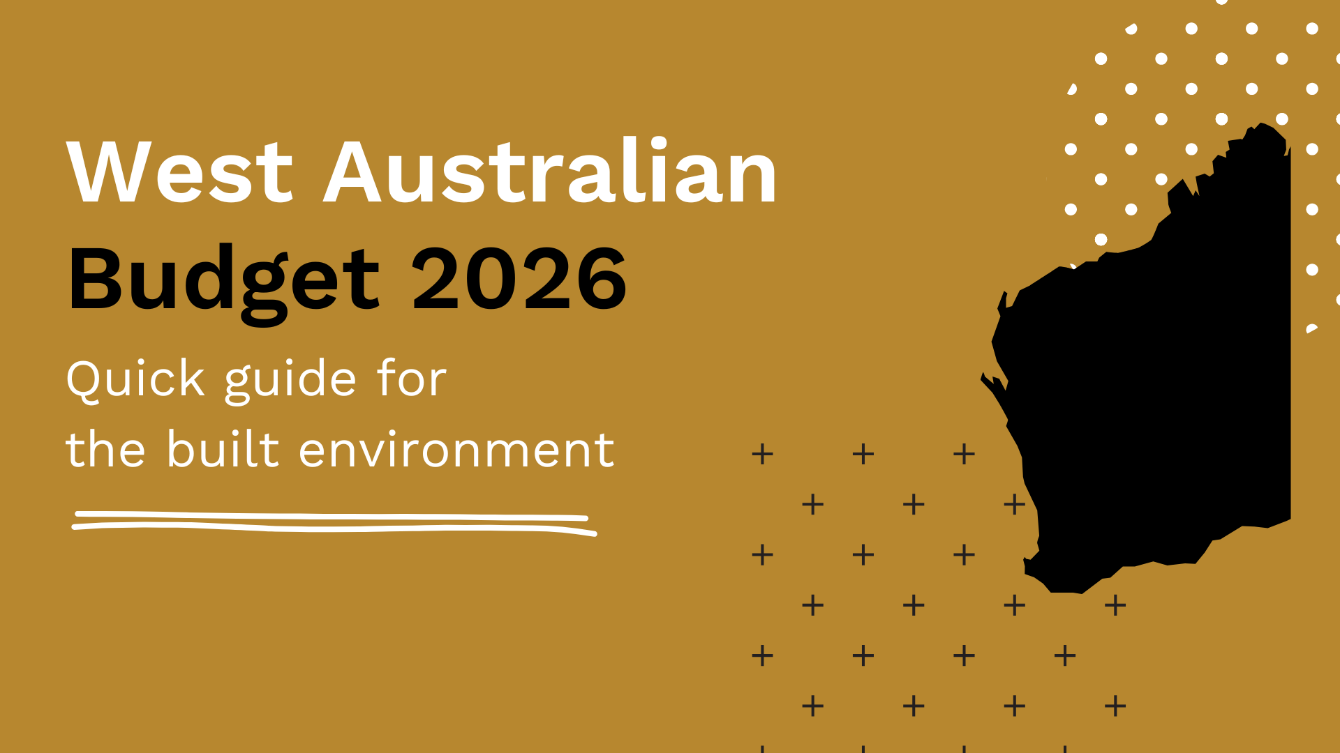 WA Budget 2026/27: Quick Guide for the Built Environment