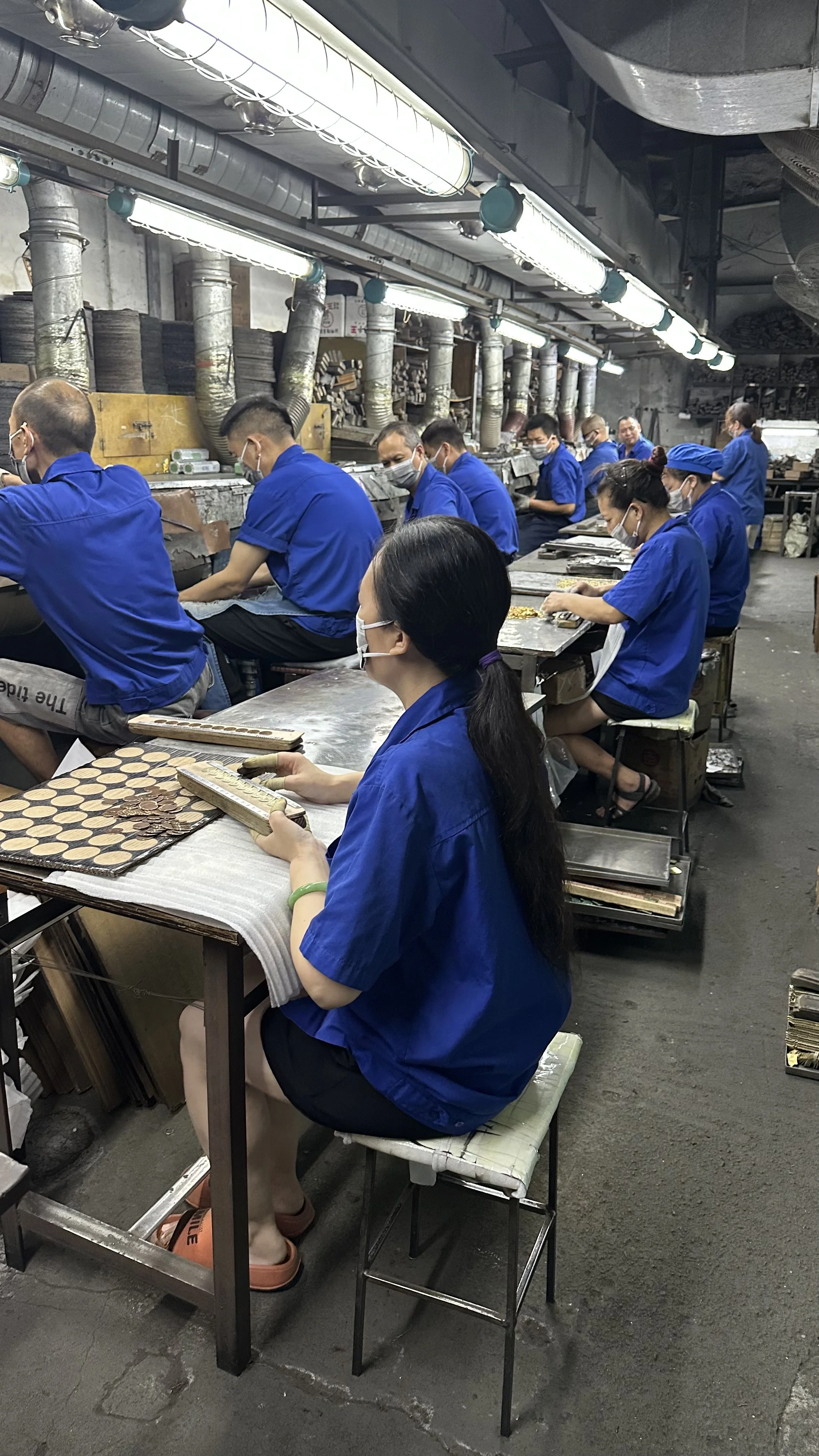 Kunniakolikot kiillotettavina.