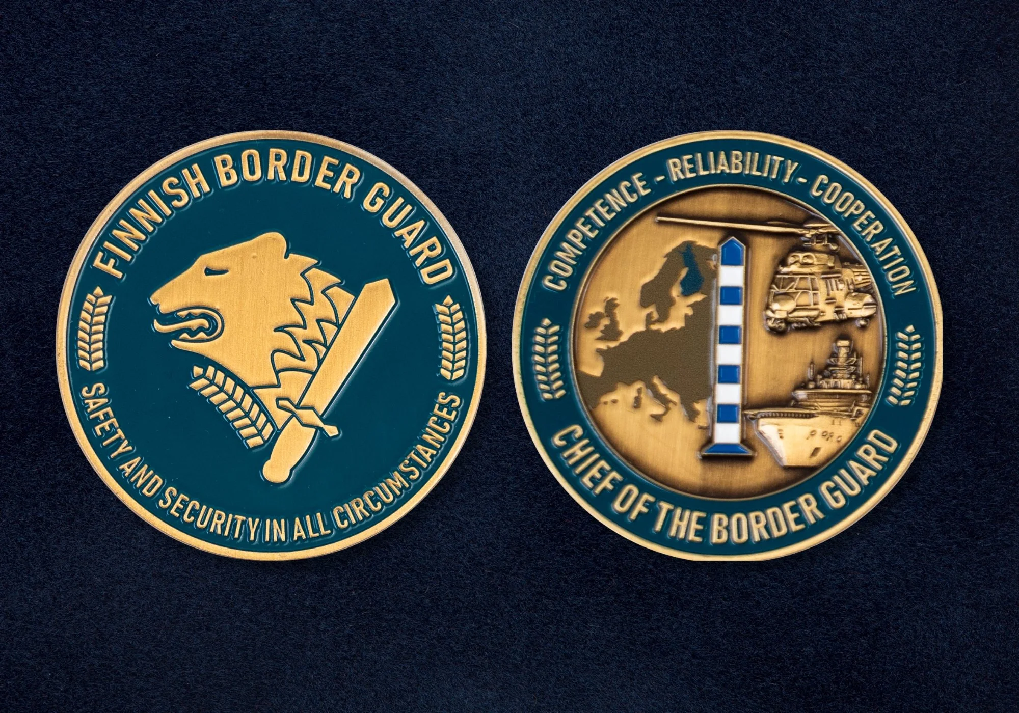 Rajavartilaitoksen päällikön kolikko