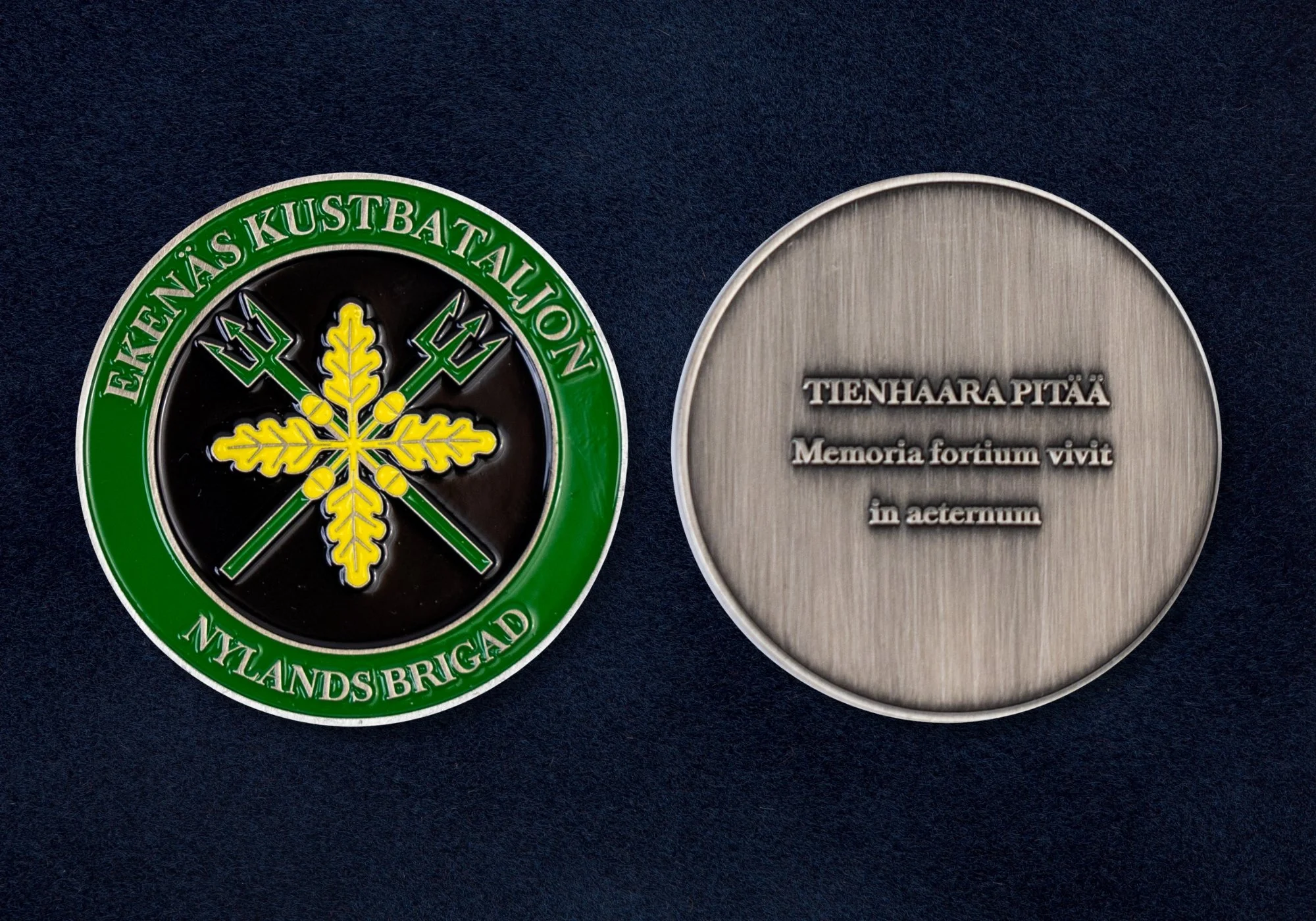 Uudenmaan prikaatin kurssijuhlan kolikko