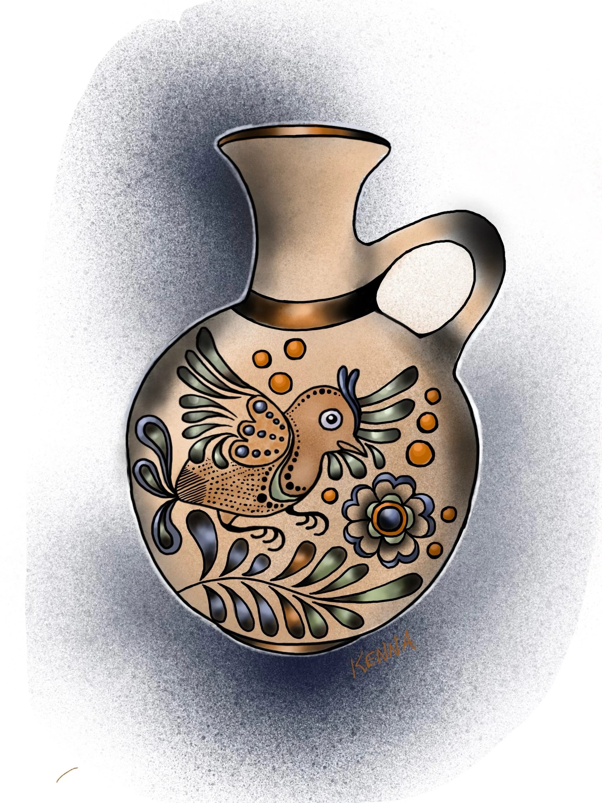 Vase Tattoo Commission