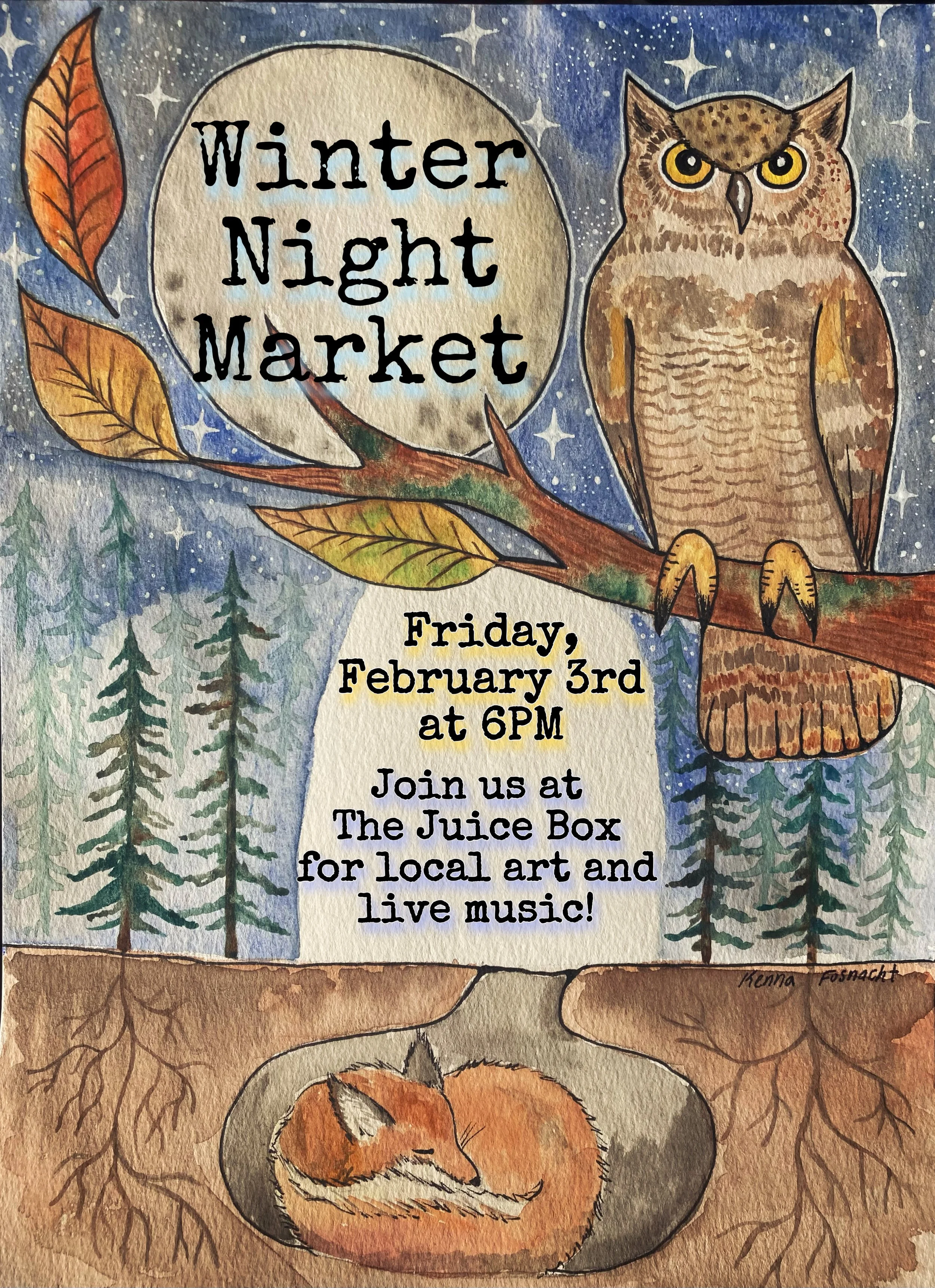 Winter Music Flyer