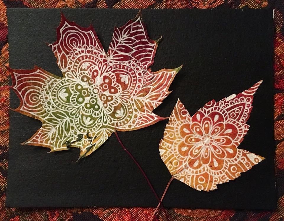 Fall Leaf Mandalas