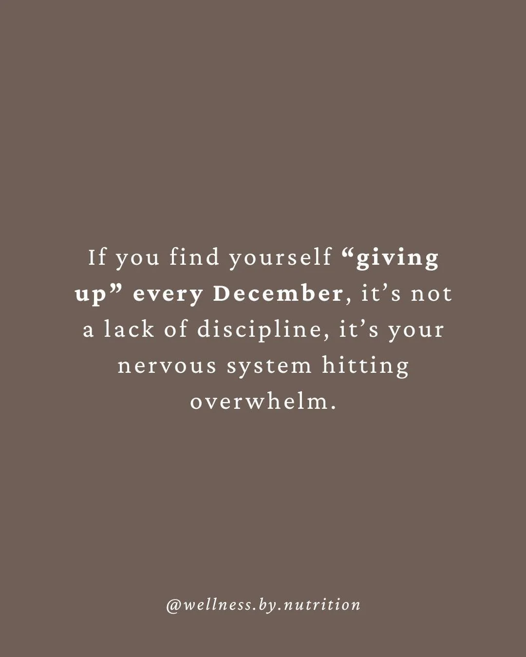 If you find yourself &ldquo;falling off the wagon&rdquo; every December, it&rsquo;s not because you&rsquo;re weak, it&rsquo;s because your system is overwhelmed.

End-of-year stress, late nights, alcohol, sugar, social pressure, less structure&hellip