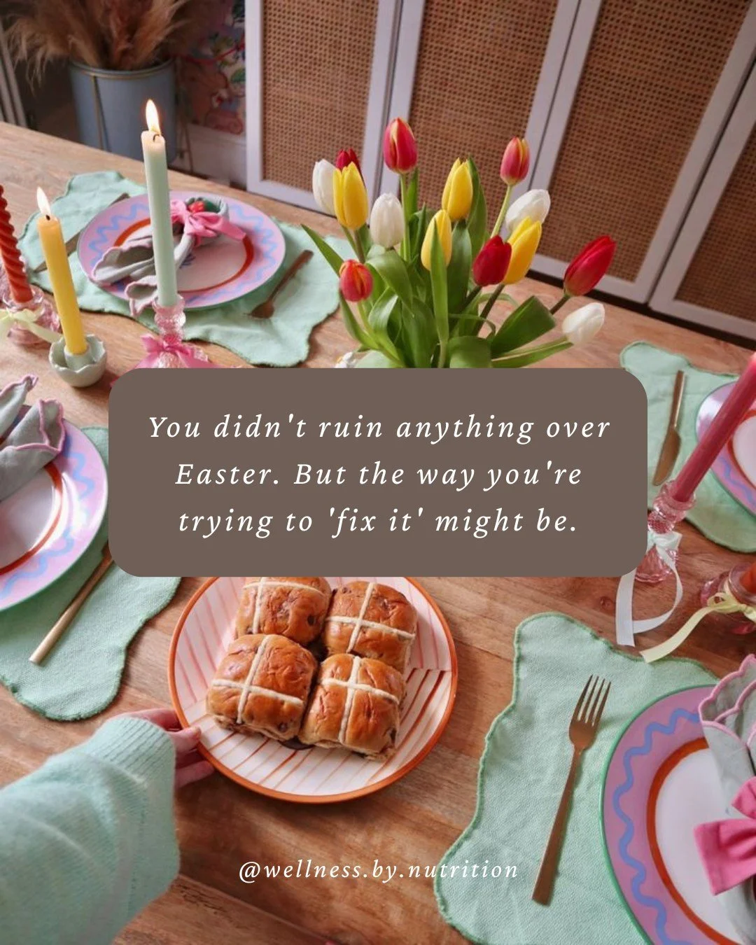 Every April I see the same thing, women eating less, skipping meals, trying to undo the long weekend. I get it. But this approach is often the exact reason the body holds on.

Real metabolic health isn't built on compensating after indulgence. It's b