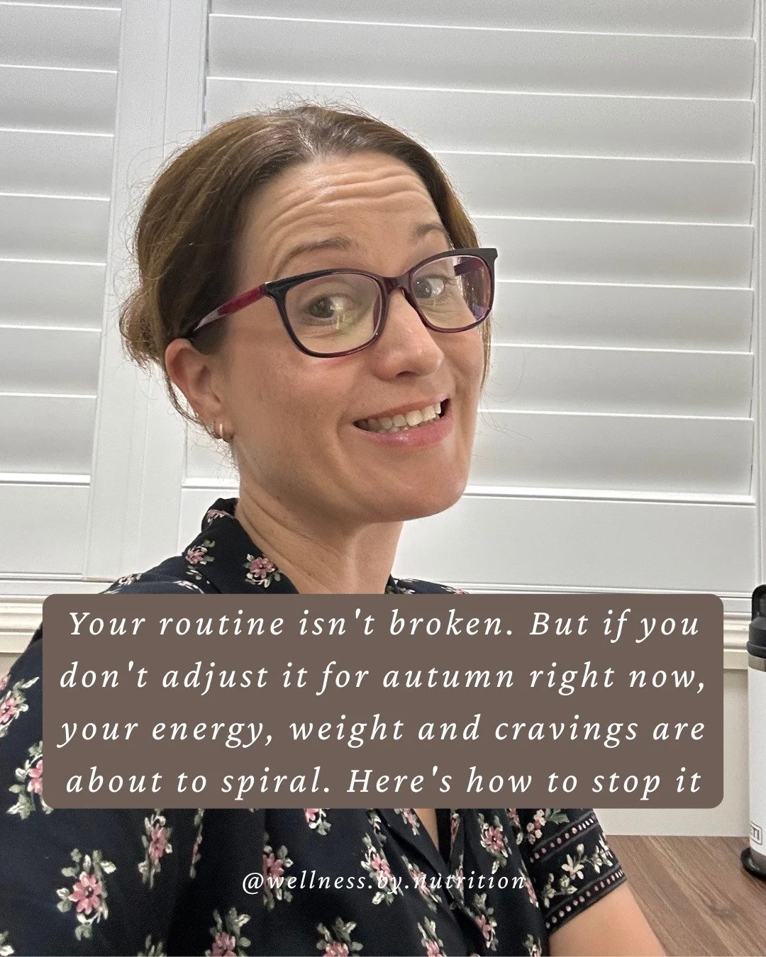 Autumn isn&rsquo;t the time to push harder, it&rsquo;s the time to adjust smarter. When you start working with your body instead of against it, everything stabilises: energy, cravings, mood, and metabolism.

Small shifts in timing and routine right n
