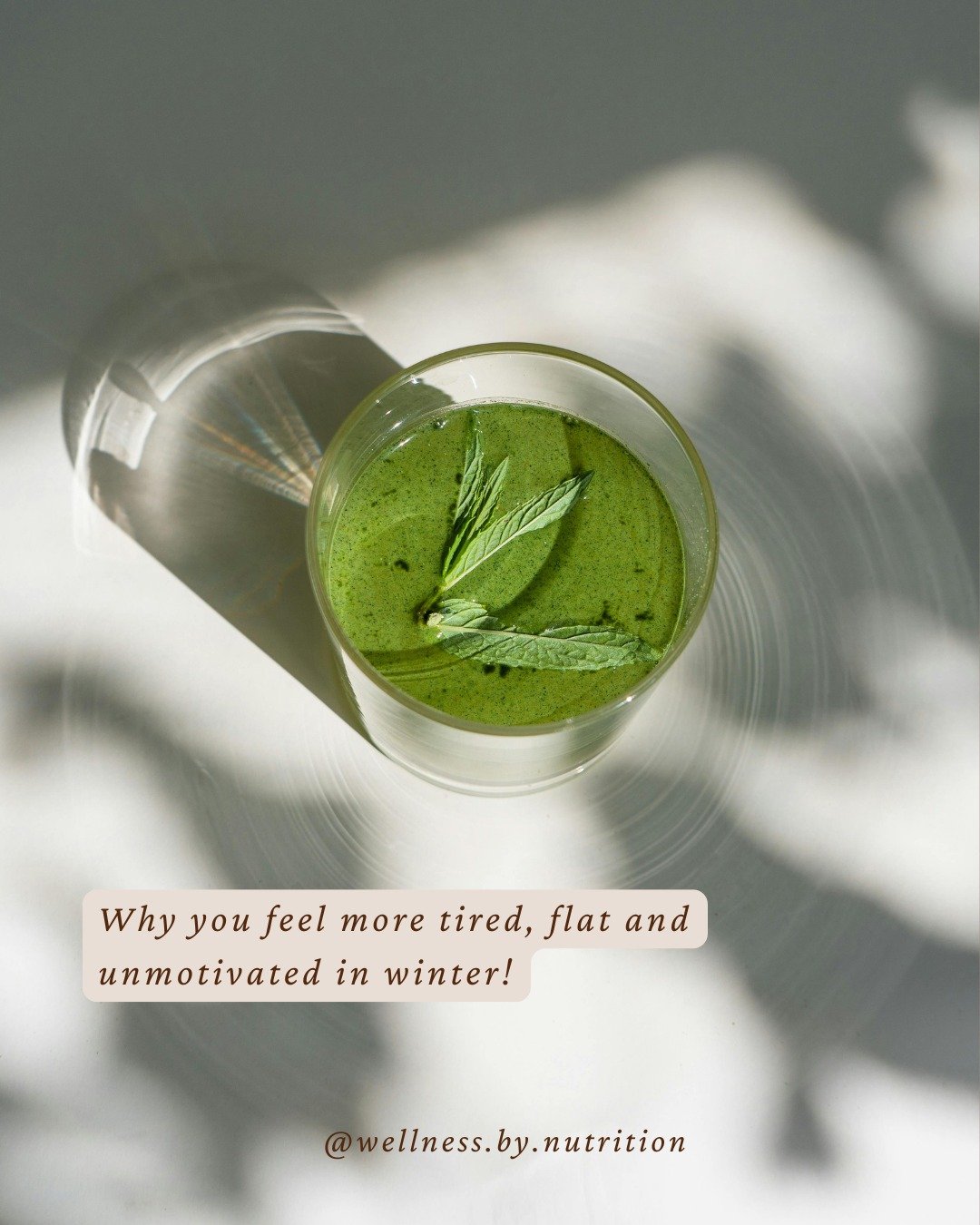 Winter is a time of slow and renewal. A time to rest and not push through. We forget to slow down and prioritise rest and wonder why we have no energy and feel &ldquo;off&rdquo;.

Some simple ways to support your body:
&bull; prioritise protein-rich 