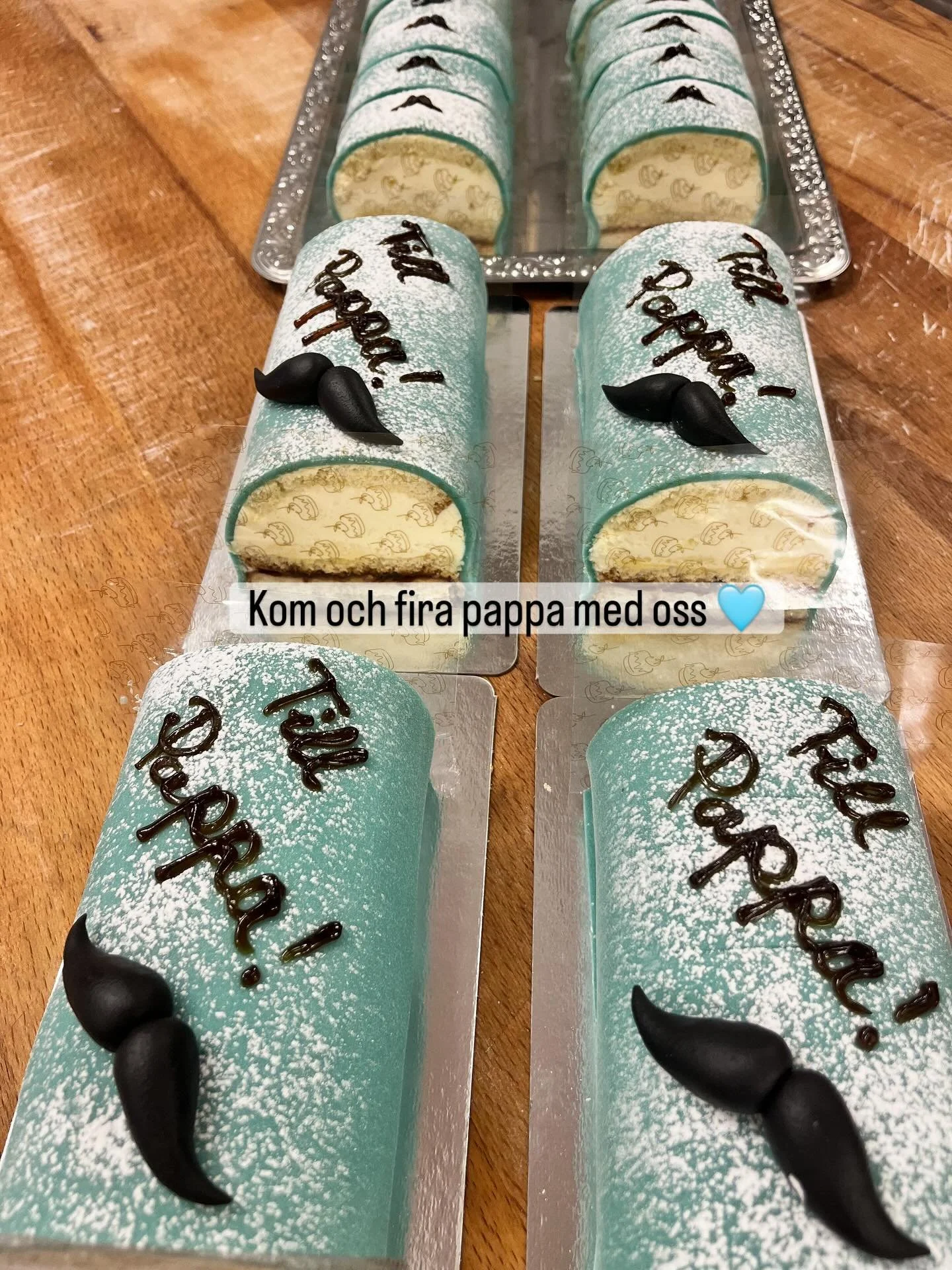 Idag &auml;r det fars dag s&aring; kom och fira pappa med gofika 🩵 &Ouml;ppet 9:00-16:00