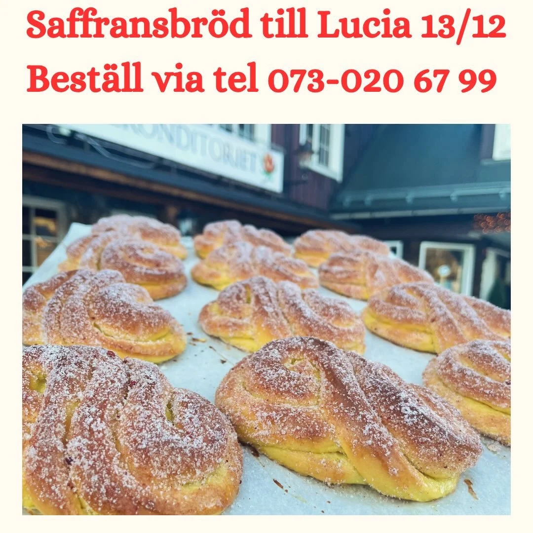 Ring oss s&aring; fixar vi saffransbullar! 🌟