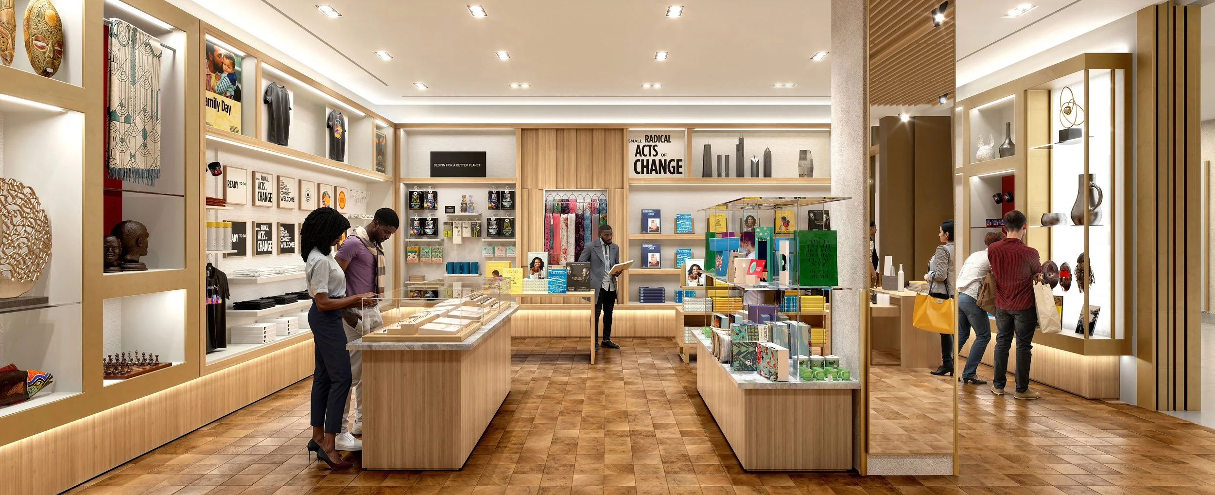 Obama Presidential Centre Shop - Chicago - Image Fiction - Charles Sparks + Company