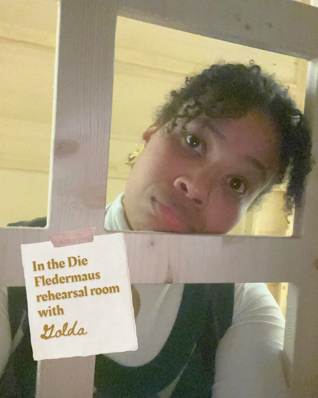 We are locked away in the rehearsal room working our butts off to get this new action packed Fledermaus off the ground. It&rsquo;s been nonstop every day! Luckily the team in the room is delightful, so don&rsquo;t be fooled by my sad face! Hahaha 😂
