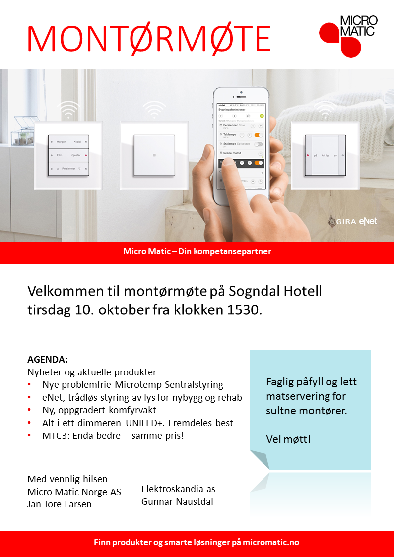 Invitasjon til montørkveld