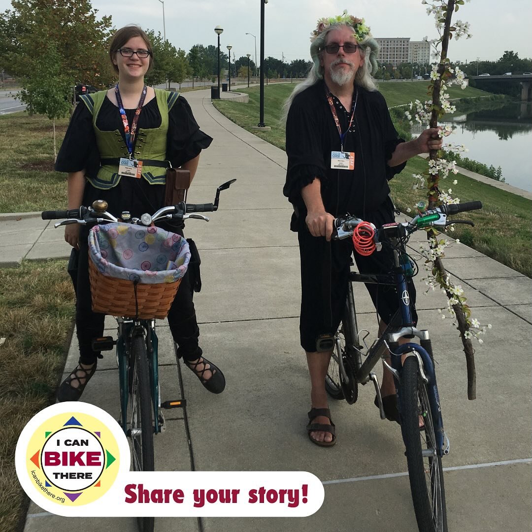 Bike to the Renaissance Fair?! Why not? Jane and her family opted to travel by bike, well, because they could. And it was a lot more fun than needing to drive to the same location 😬🚲🤗

Using your bike for everyday trips has a positive impact on yo