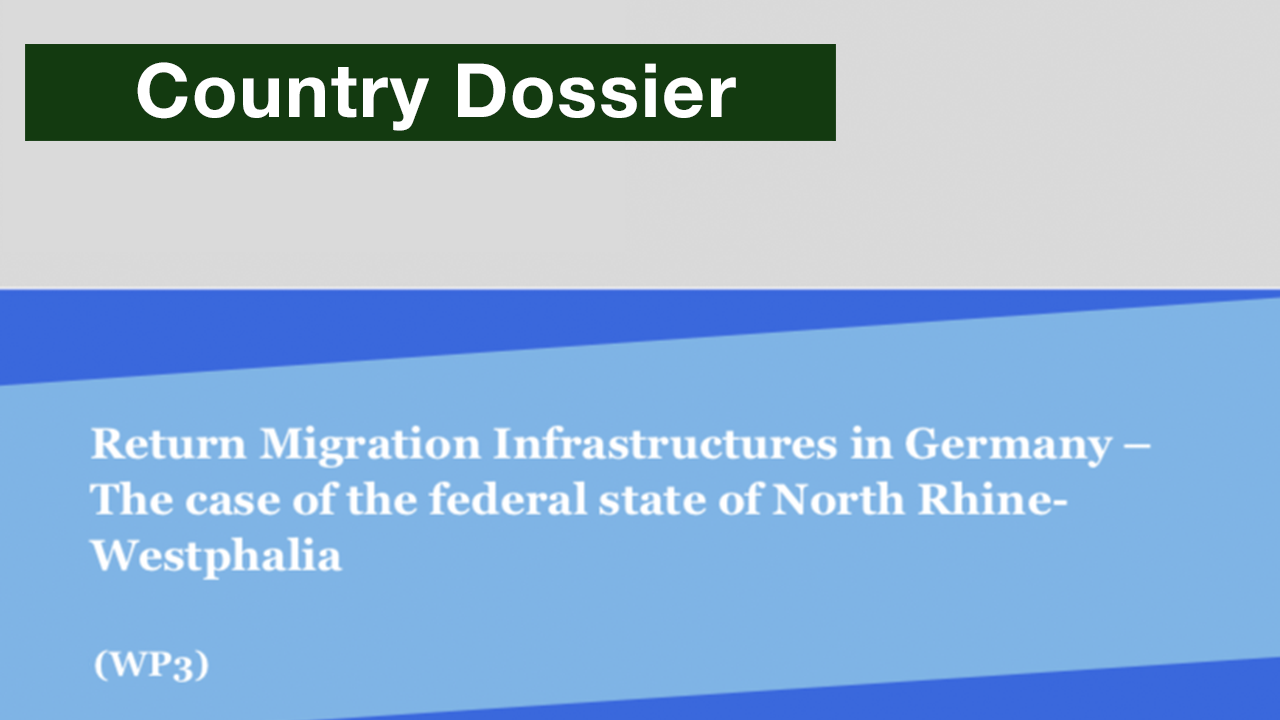 Return Migration Infrastructures in Germany – The Case of the Federal State of North Rhine-Westphalia