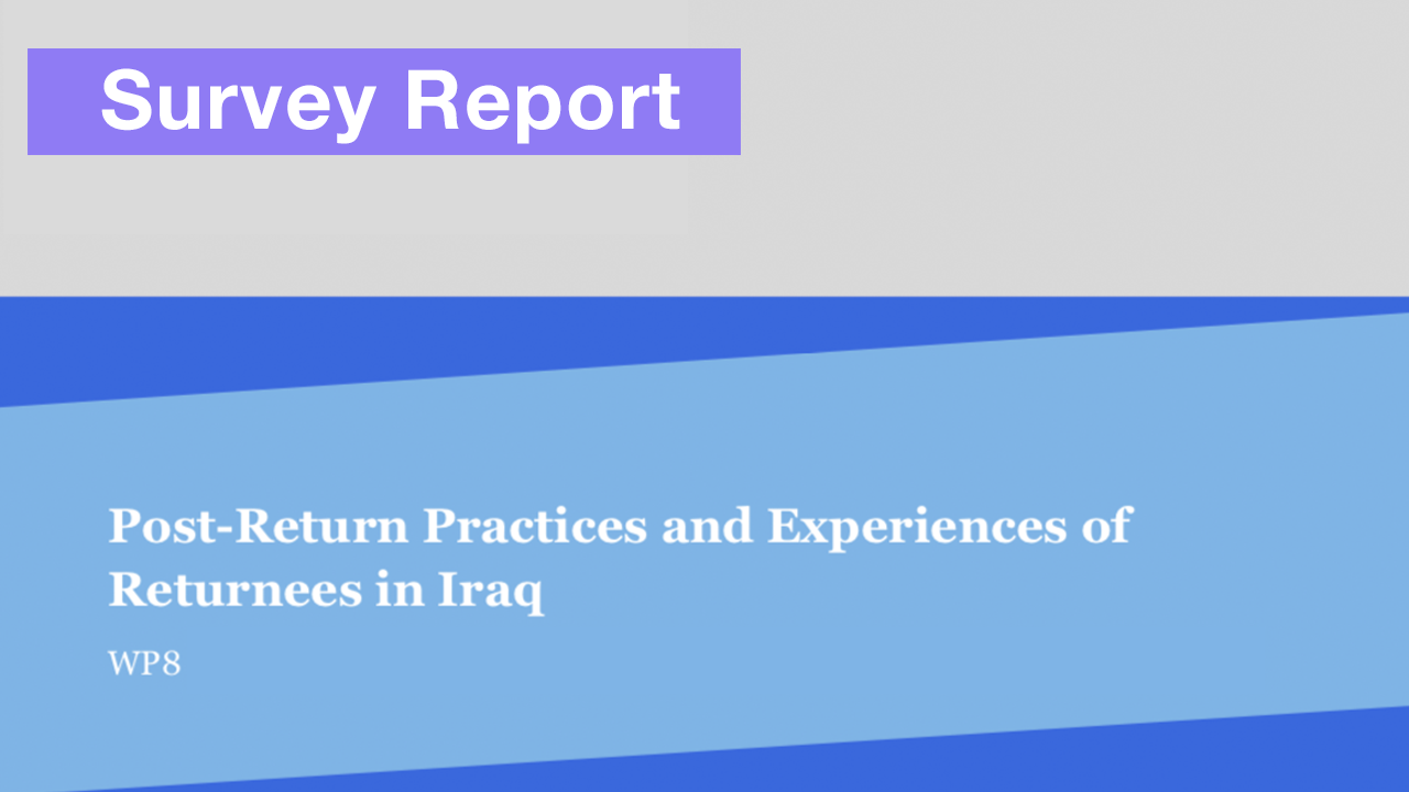 Post-Return Practices and Experiences of Returnees in Iraq