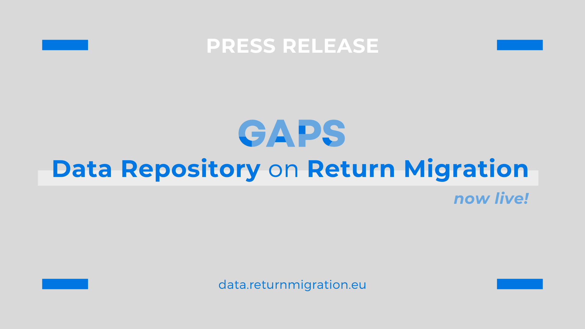 GAPs Data Repository on Return Migration Now Live