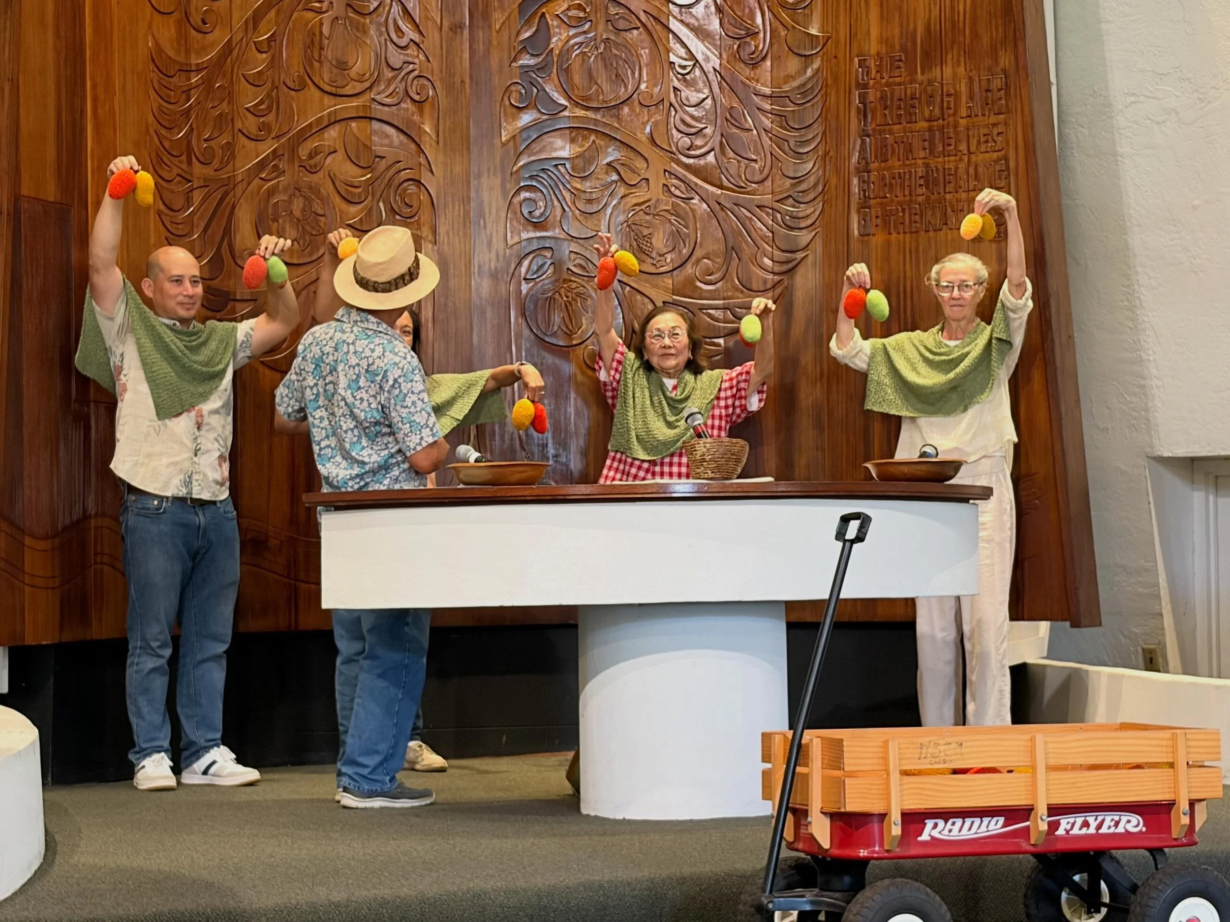 A tremendous day of learning about sharing! Thanks to the church &lsquo;ohana @communitychurchhonolulu and the Too Many Mangos cast and crew (check it out on the church website). Mahalo nui to our amazing campus partners @family.hui.hawaii and @hawai