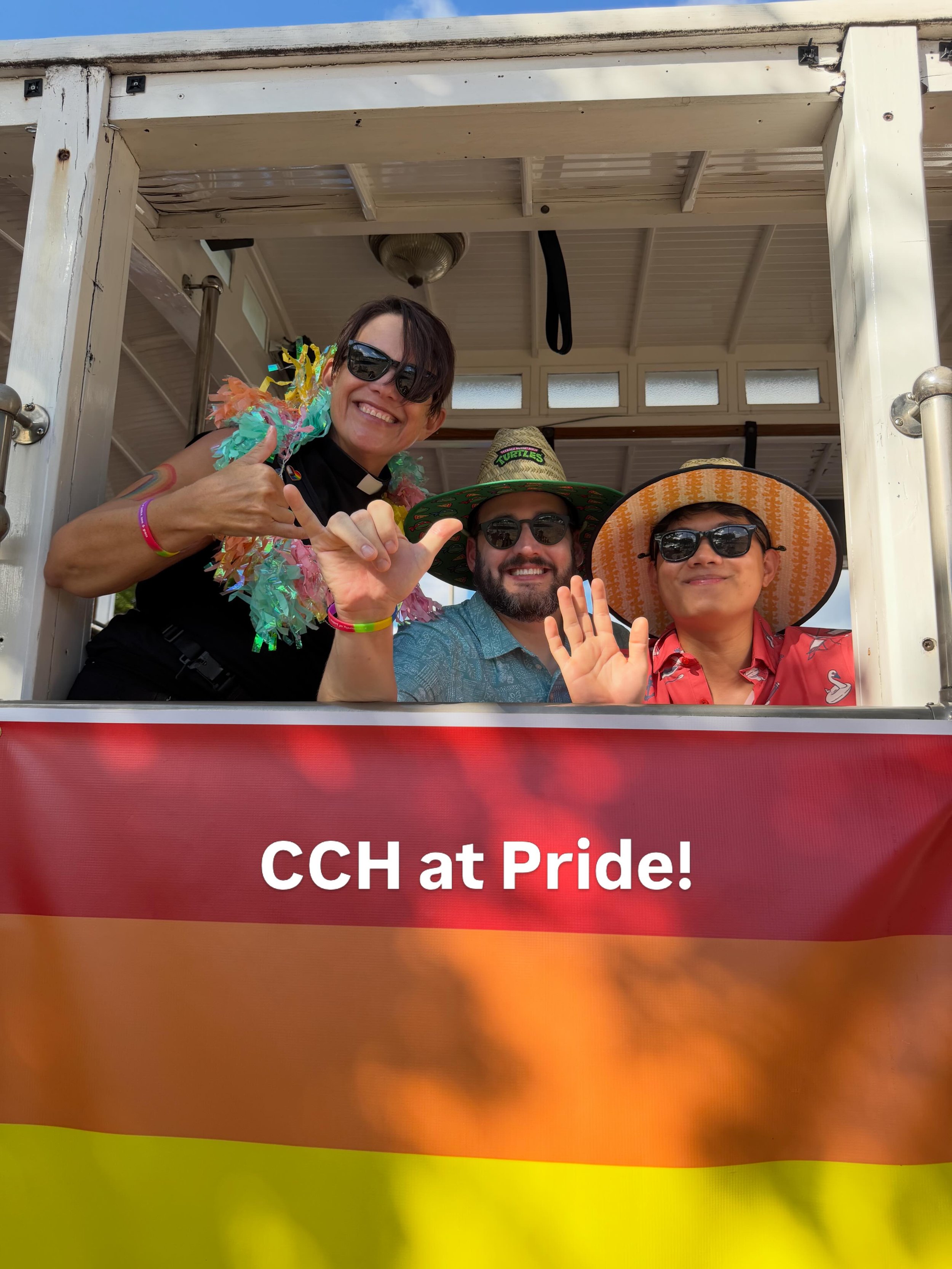 CCH joined a whole group of churches to spread a little bit of love around 🫶🏳️&zwj;🌈🏳️&zwj;⚧️&hearts;️