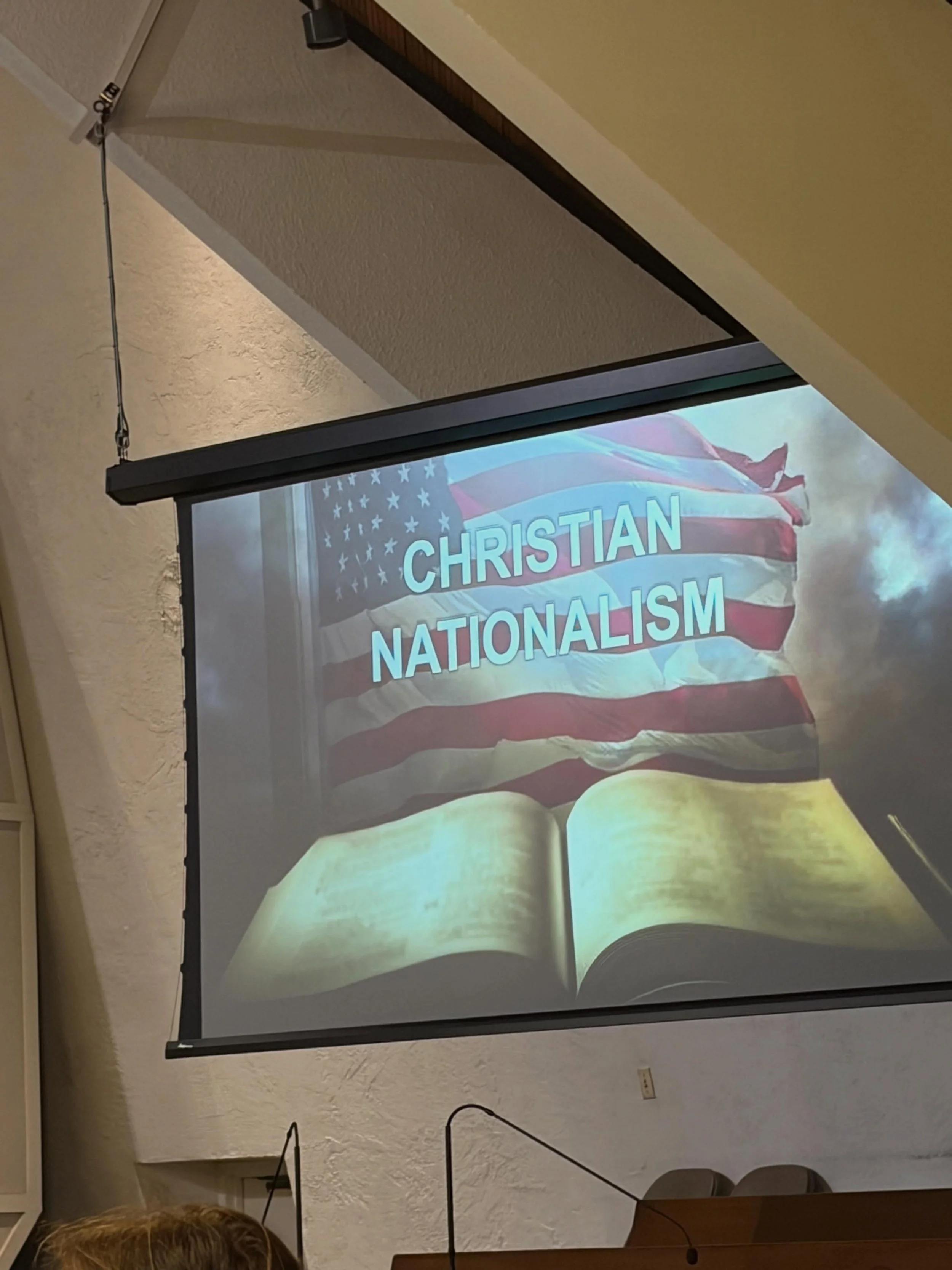 Excellent panel discussion tonight on Christian Nationalism. Mahalo to the @acluhawaii @mindfulhawaii and the Interfaith Alliance of Hawai&rsquo;i. 🤞🏼🤞🏼video is available to share soon. Mahalo all!