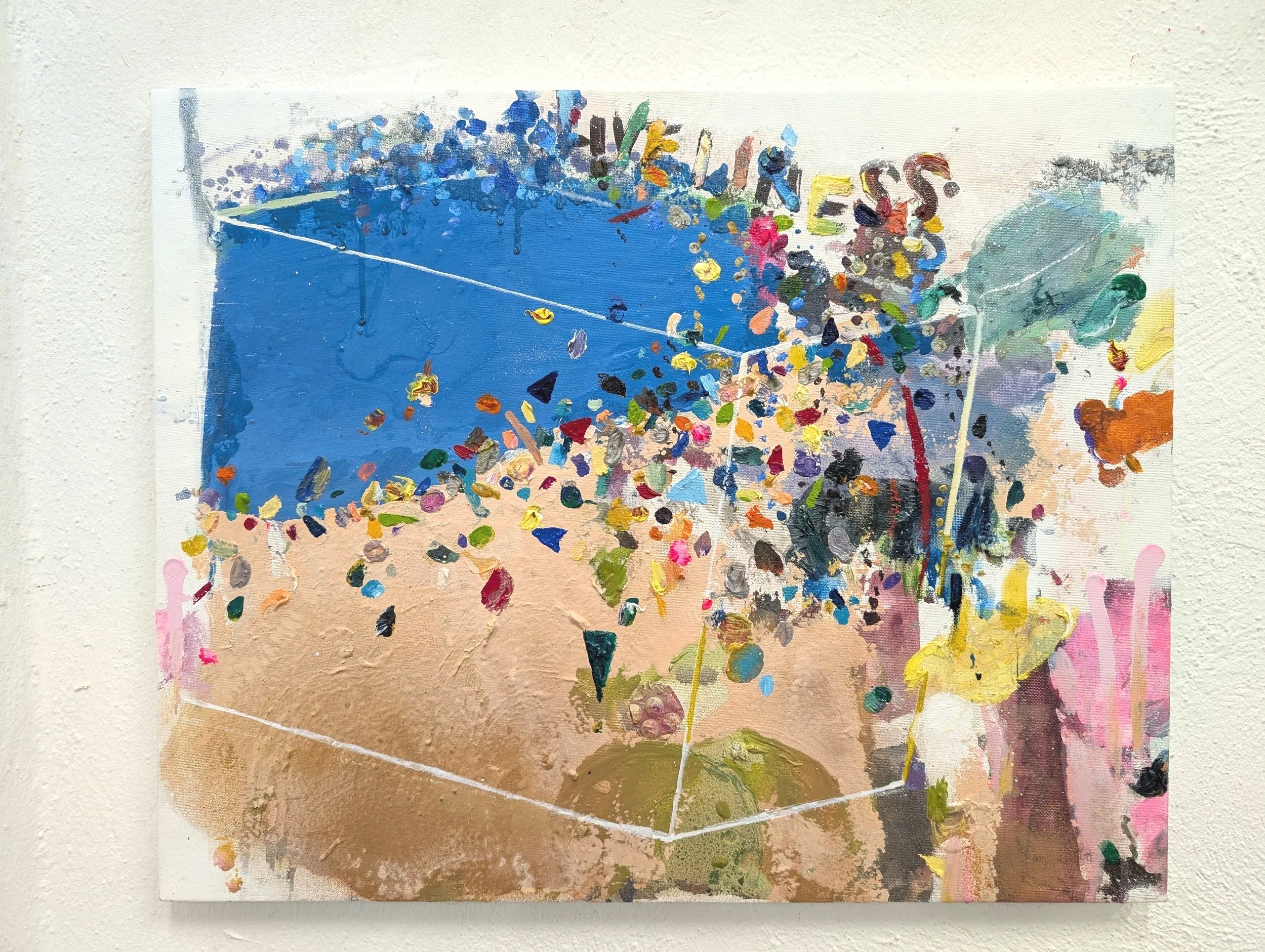 liveliness 2025 Öl und Acryl  40x50cm