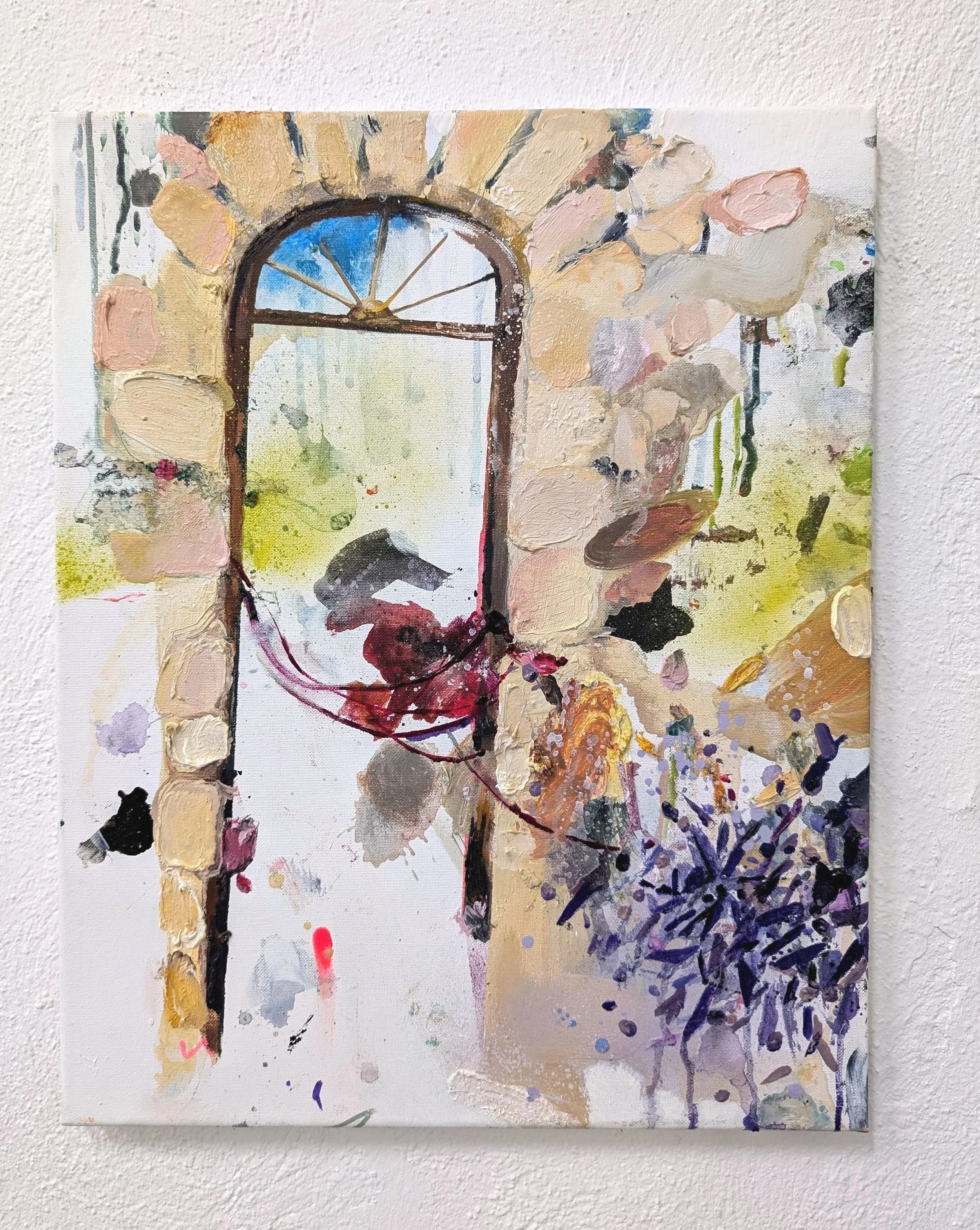 das Tor  2024  Öl und Acryl auf Leinwand  60x40 cm 