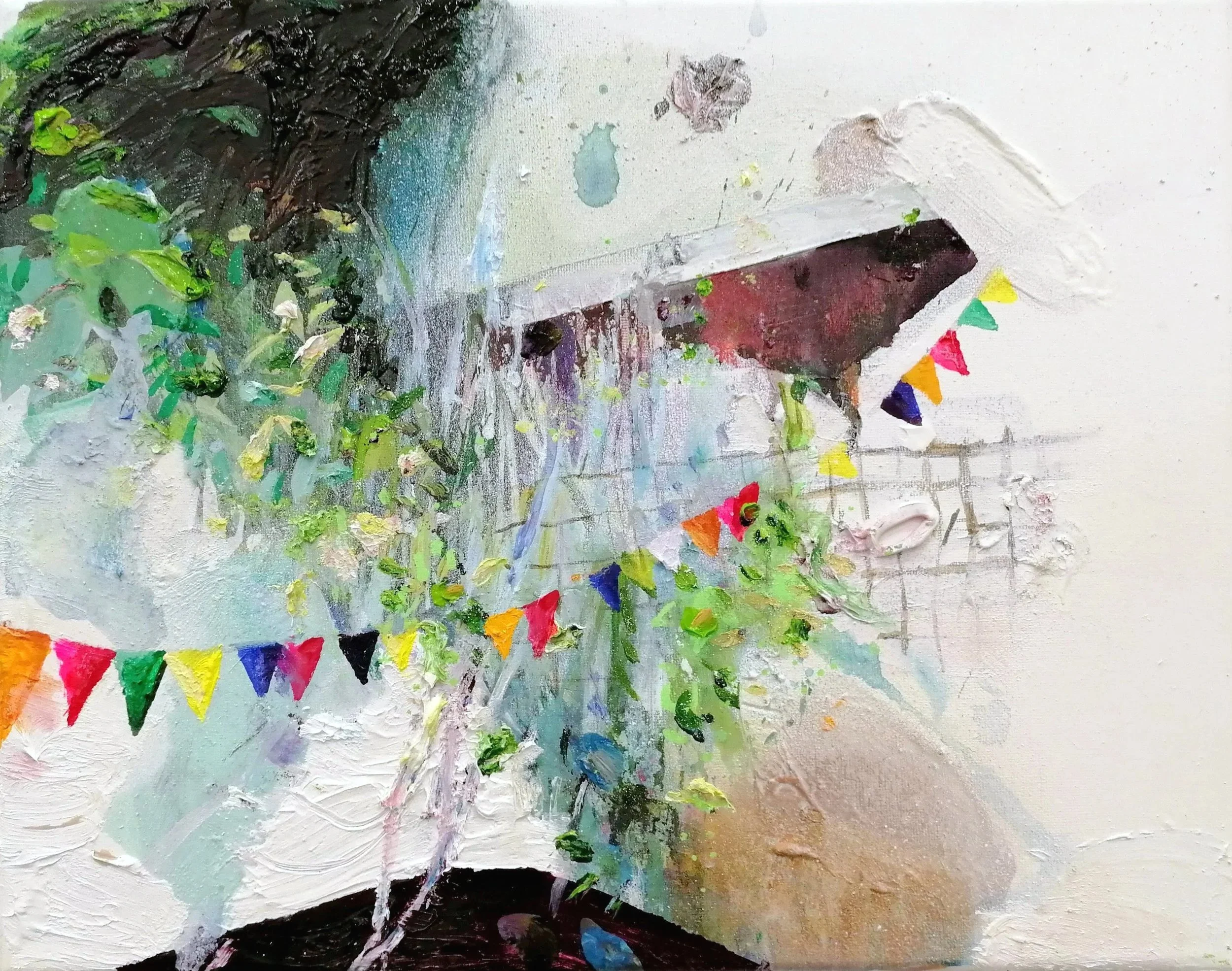 o.T. 2022 - öl auf leinwand - 25 x 30 cm