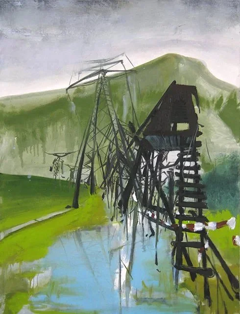 strom - 2012 - öl auf leinwand - 105 x 80 cm