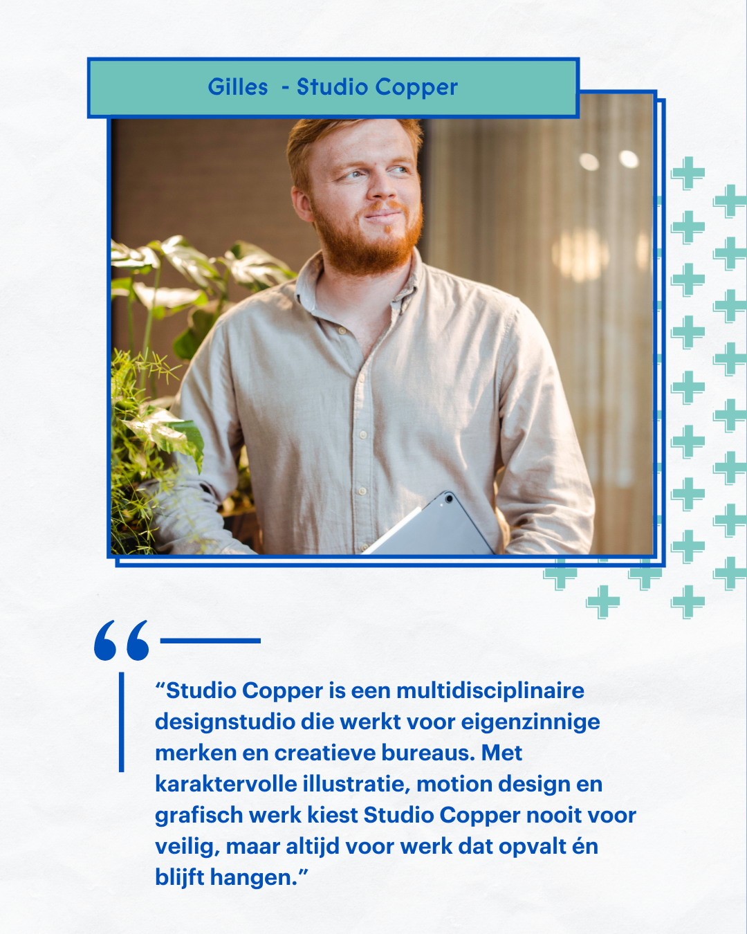 Klik op de afbeelding en ontdek Studio Copper Instagram!