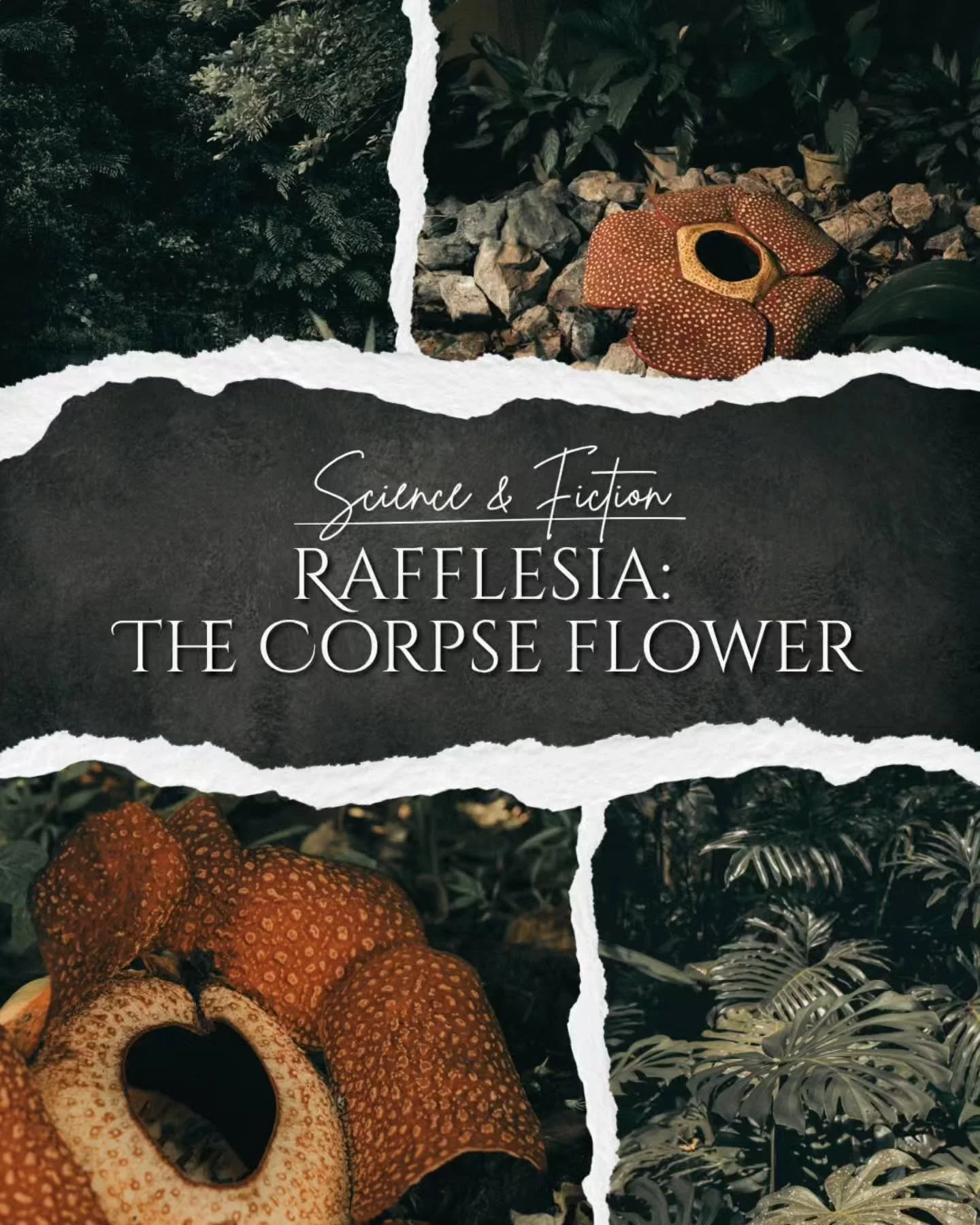 In today's 'what weird thing did Nic stumbling down a research hole over', I introduce you to Rafflesia! Otherwise known as the big, beautiful Corpse Flower 🏵

#Rafflesia #StoryPrompts #InterestingScience