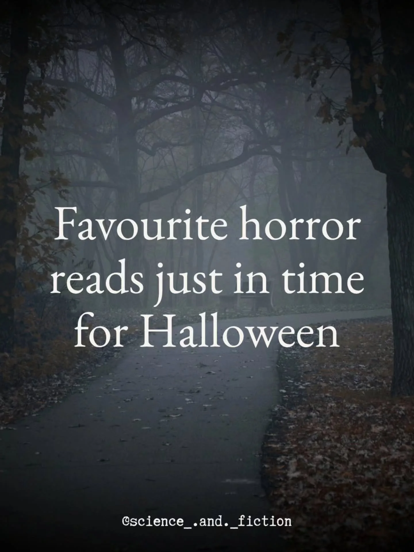 I recently realised most of my horror reads are golden oldies. Really need to check out some of the newer ones 😅

What's your favourite horror novel?

#ReadingHorror #HorrorNovels