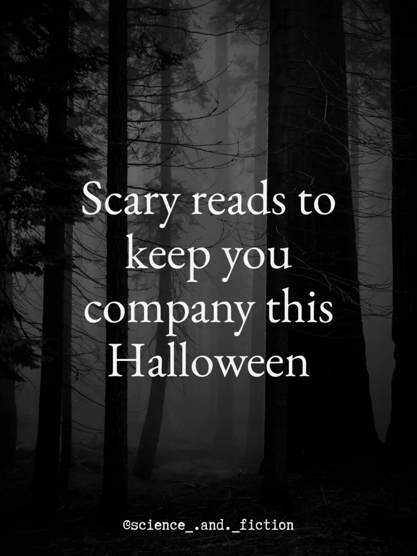 Looking to start a new book this halloween? These are my picks 👻

#AmReadingHorror #HalloweenReads